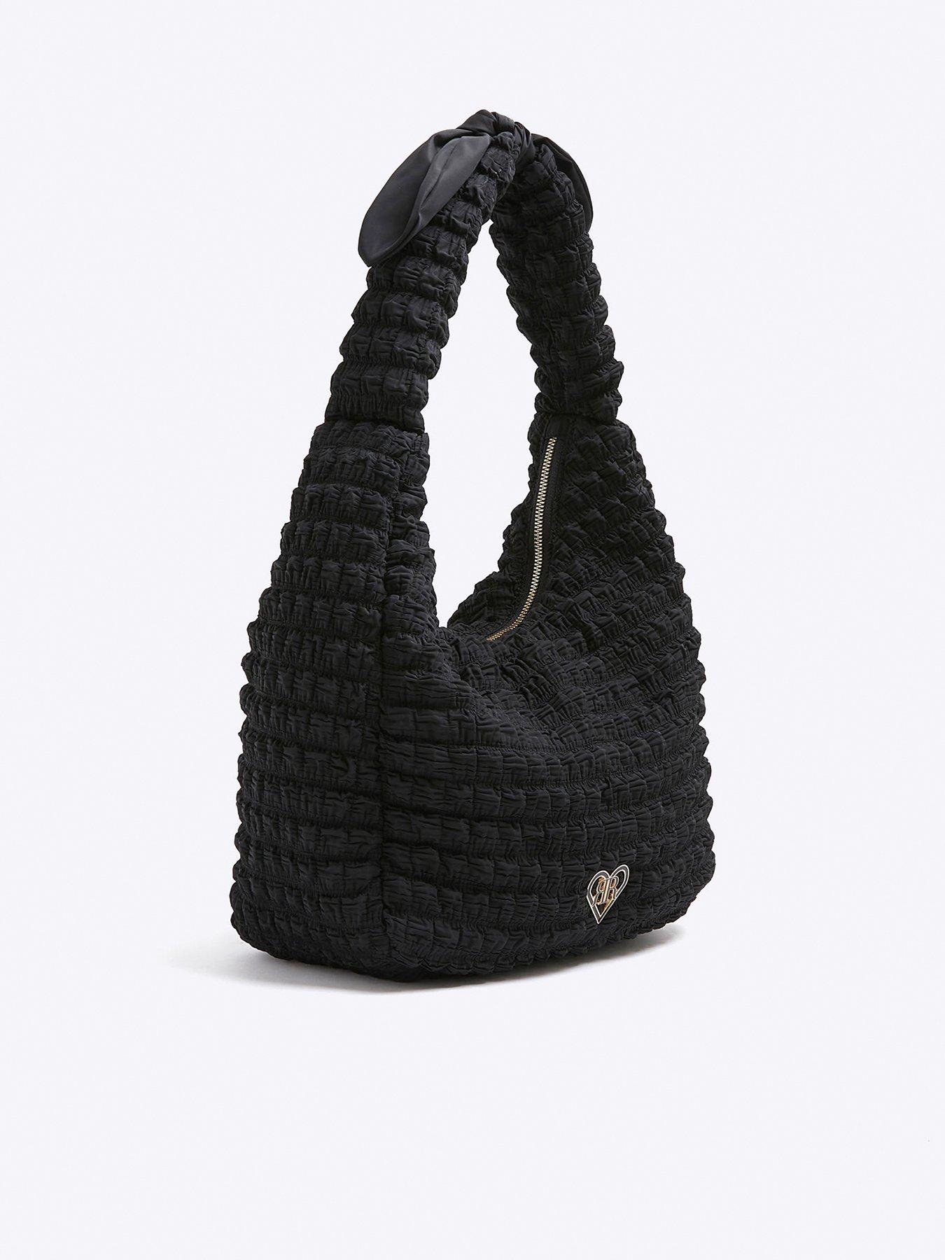 river-island-older-girl-textured-bow-shopper-bag-blackback