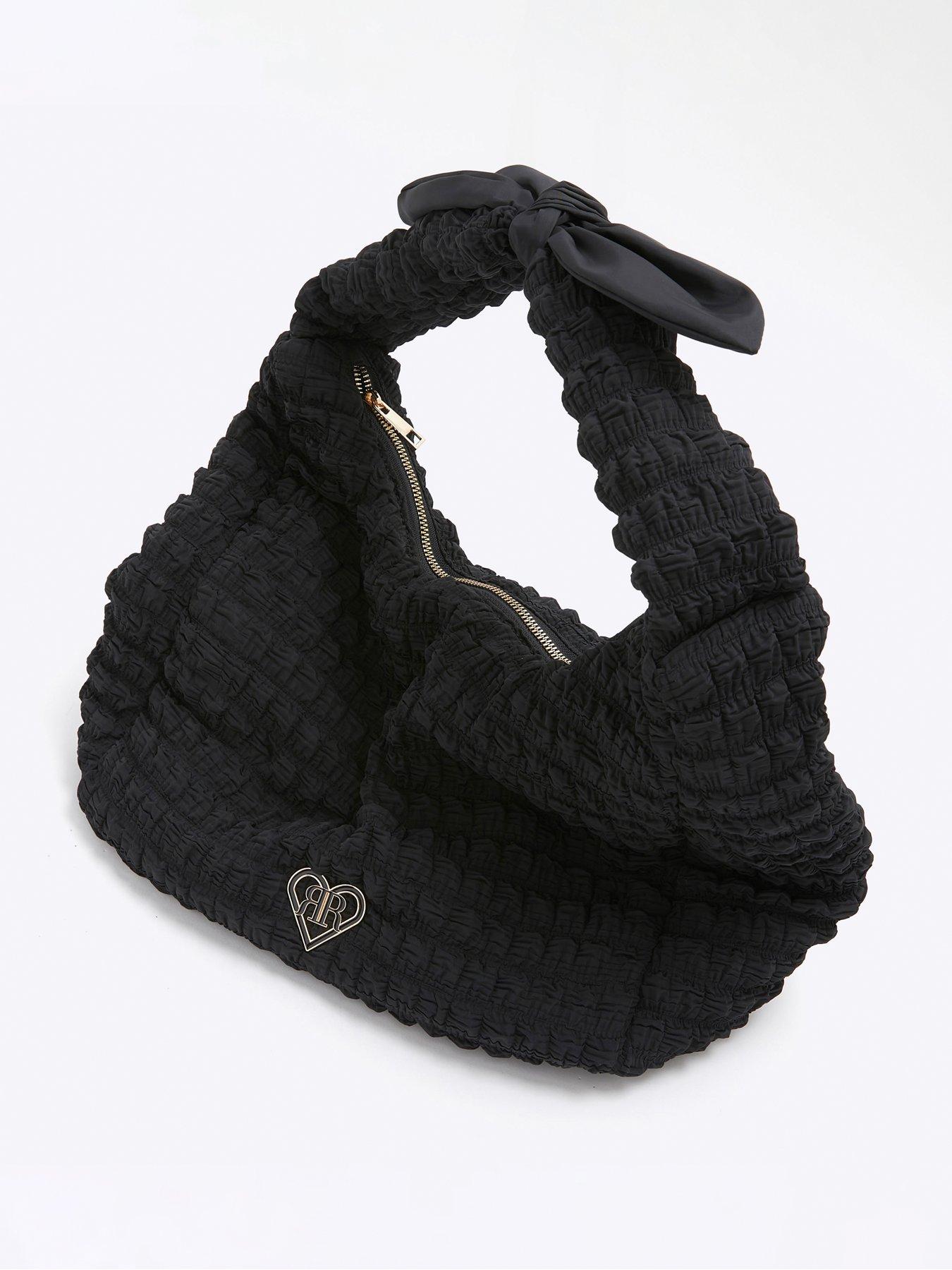 river-island-older-girl-textured-bow-shopper-bag-blackoutfit