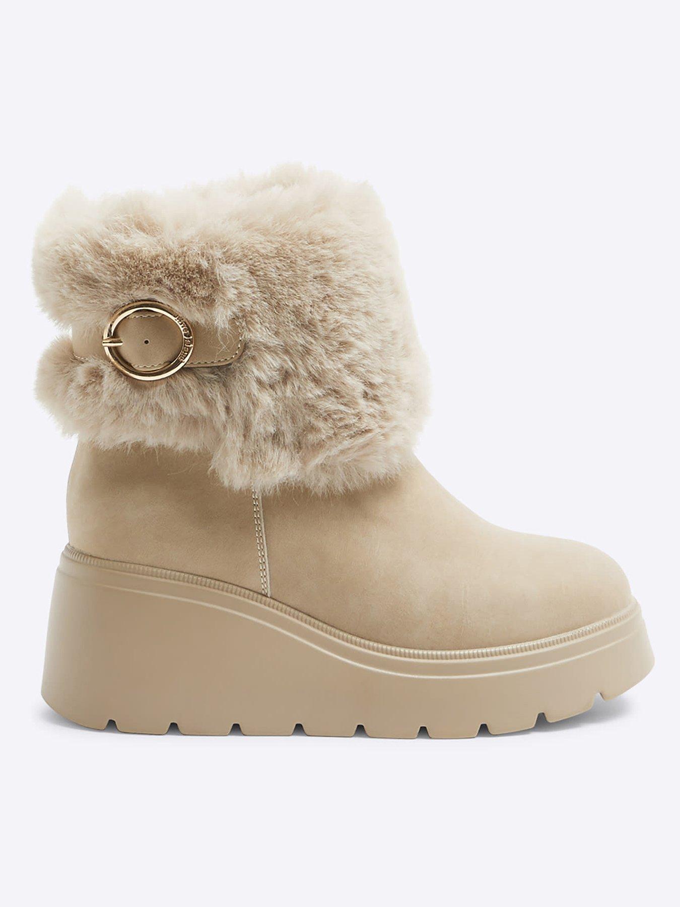 river-island-older-girl-faux-fur-wedge-boots-beige