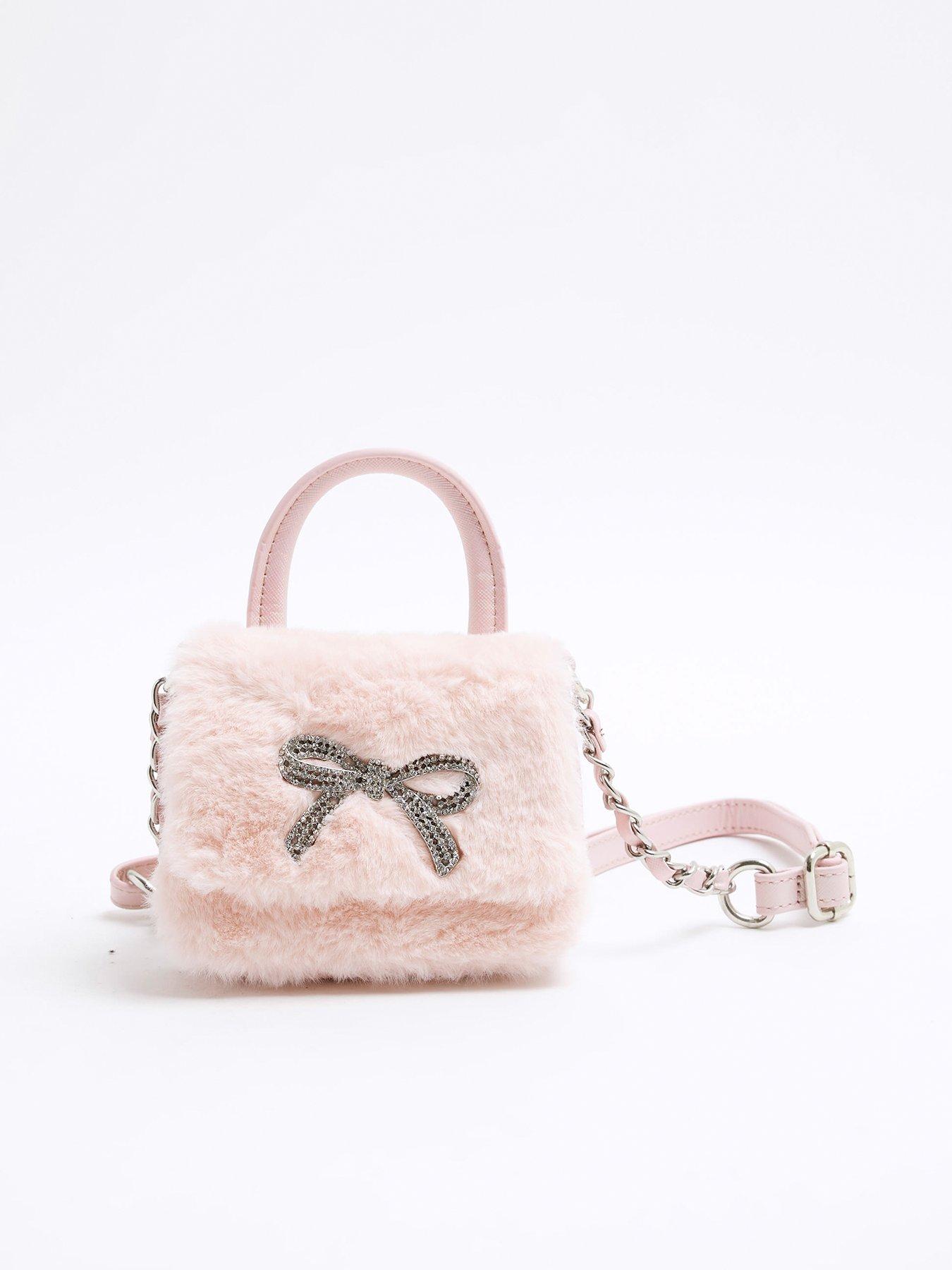 river-island-older-girl-faux-fur-bow-mini-cross-body-bag-pink