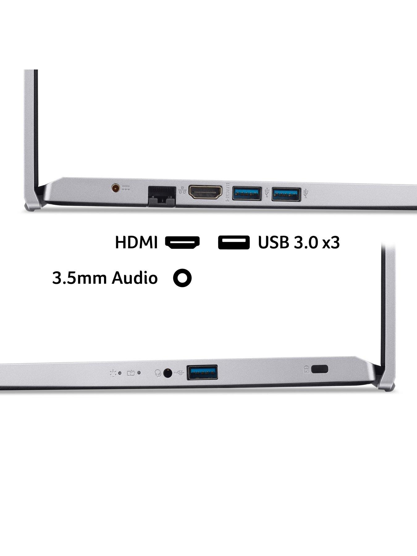 Image 6 of 8 of Acer Aspire 3 - 15.6in Full HD - Intel Core i5 - 8GM RAM - 1TB SSD with M365 Personal &amp; Norton 1 Year included - Silver