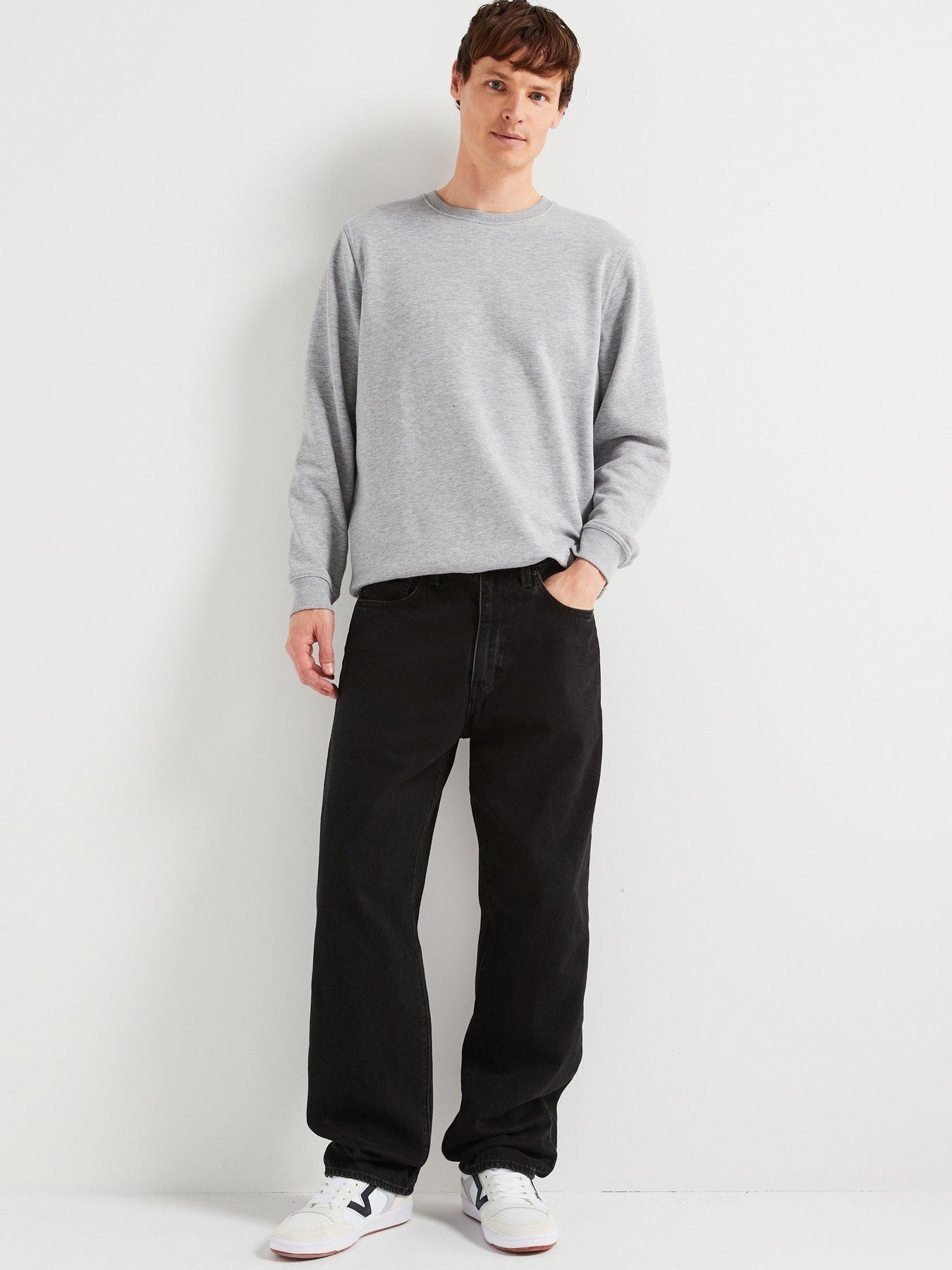 undefined Levis 568 Loose Straight Fit Jeans- Black