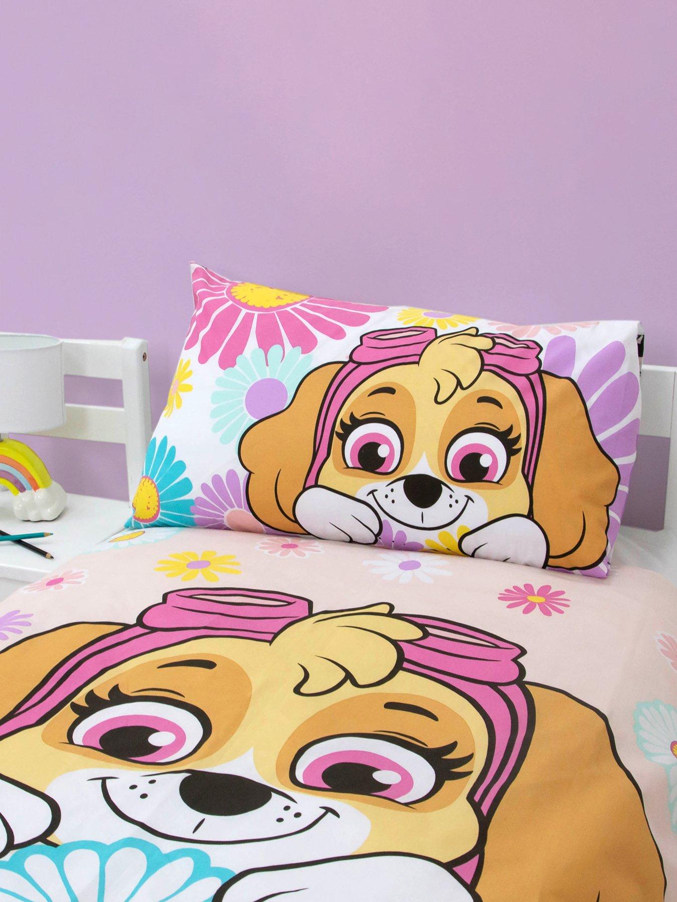 paw-patrol-flower-panel-duvet-set--junior-pinkdetail