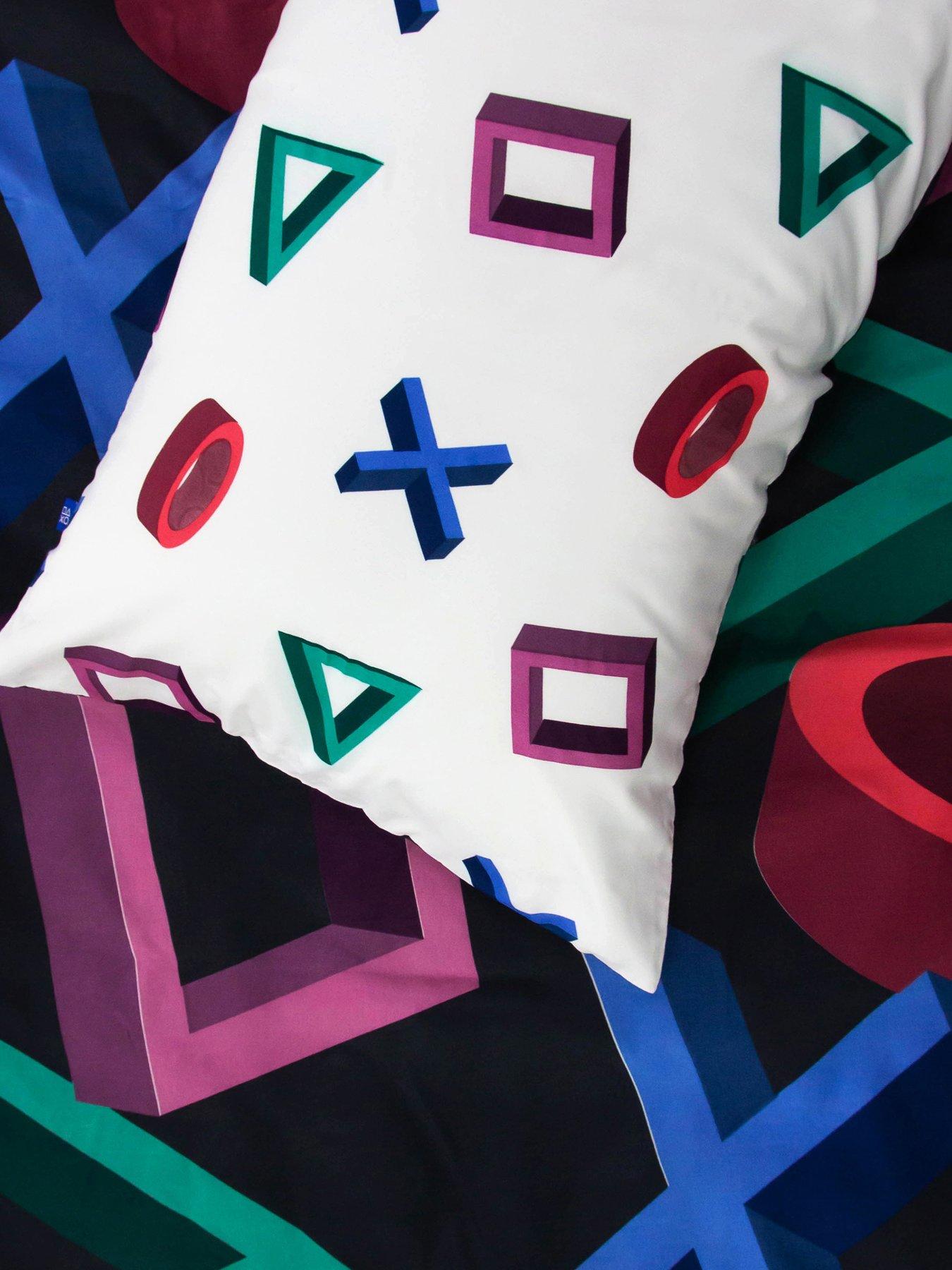 Image 7 of 7 of Playstation Abstract Duvet Cover Set -