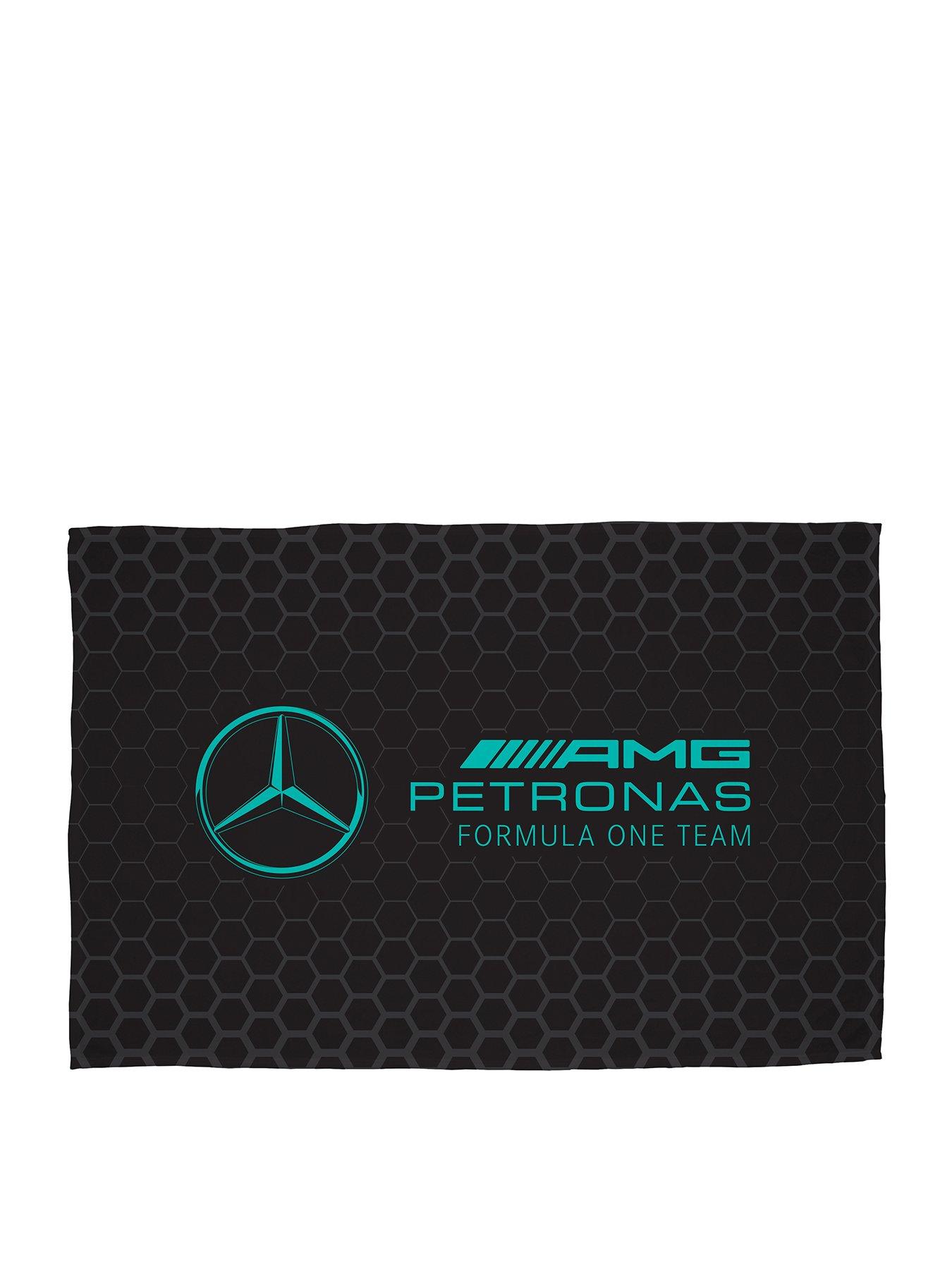 Image 2 of 5 of F1 Mercedes F1 Mercedes Fleece Blanket - Multi