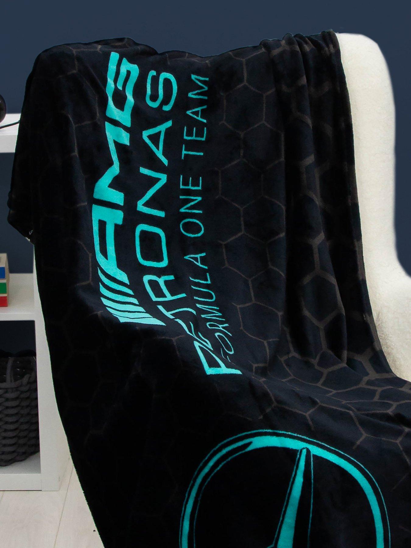 Image 3 of 5 of F1 Mercedes F1 Mercedes Fleece Blanket - Multi