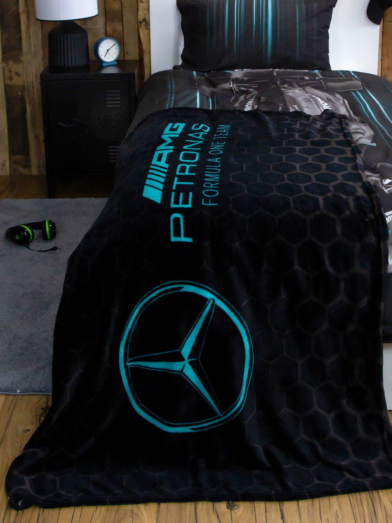 Image 4 of 5 of F1 Mercedes F1 Mercedes Fleece Blanket - Multi