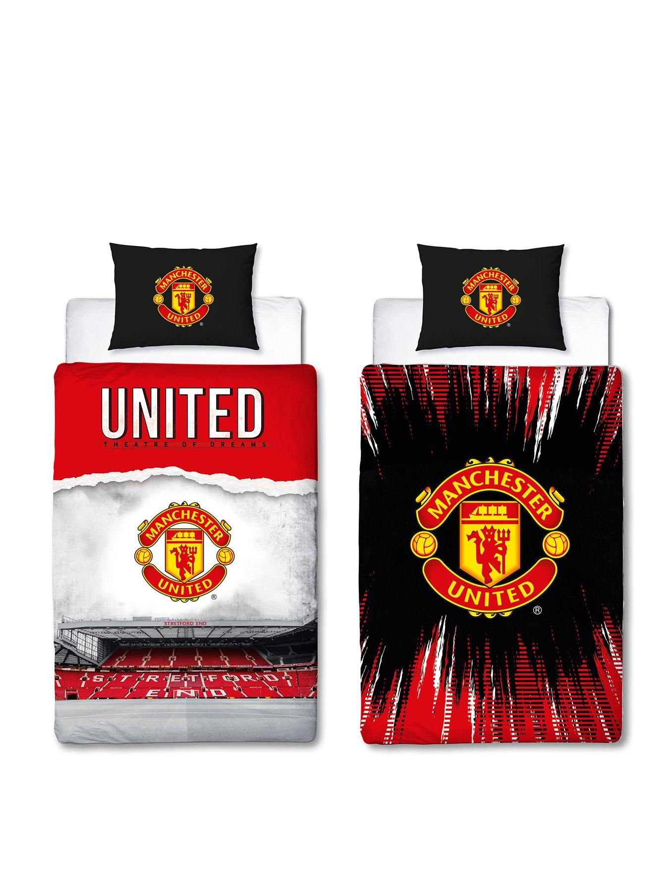 Image 2 of 7 of Manchester United Man Utd Stadium Digi Print Panel Single Duvet