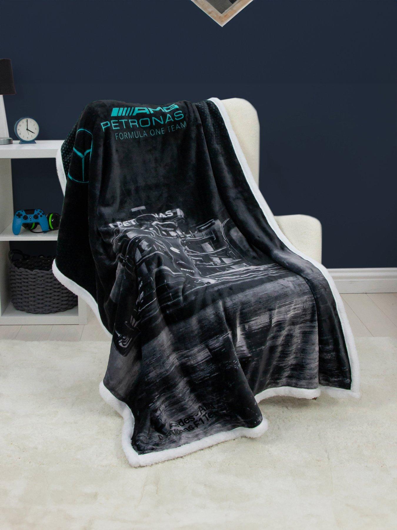 undefined Sherpa Lined Fleece Blanket