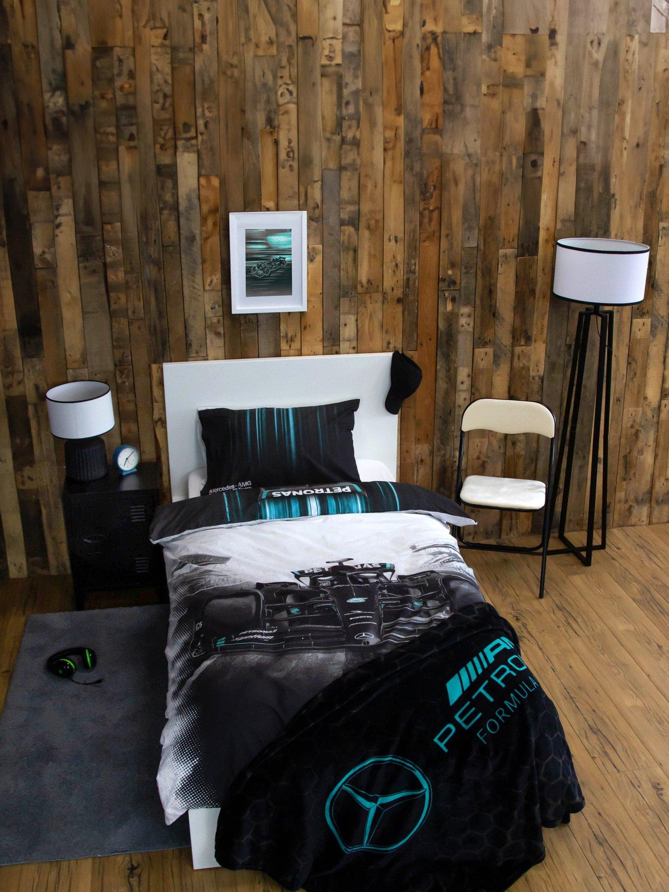 undefined F1 Mercedes Digi Print Single Panel Duvet