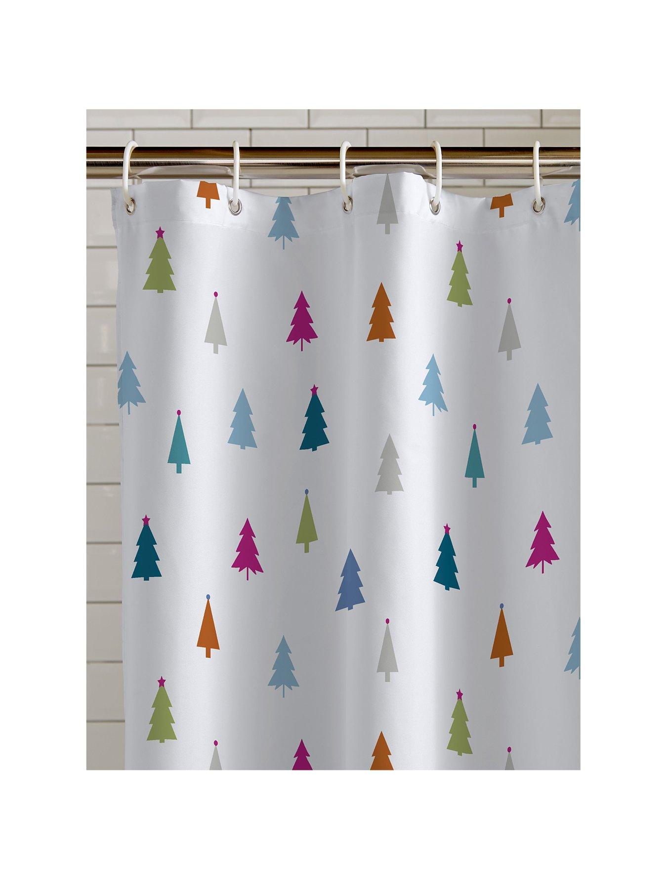 catherine-lansfield-christmas-tree-shower-curtainstillFront