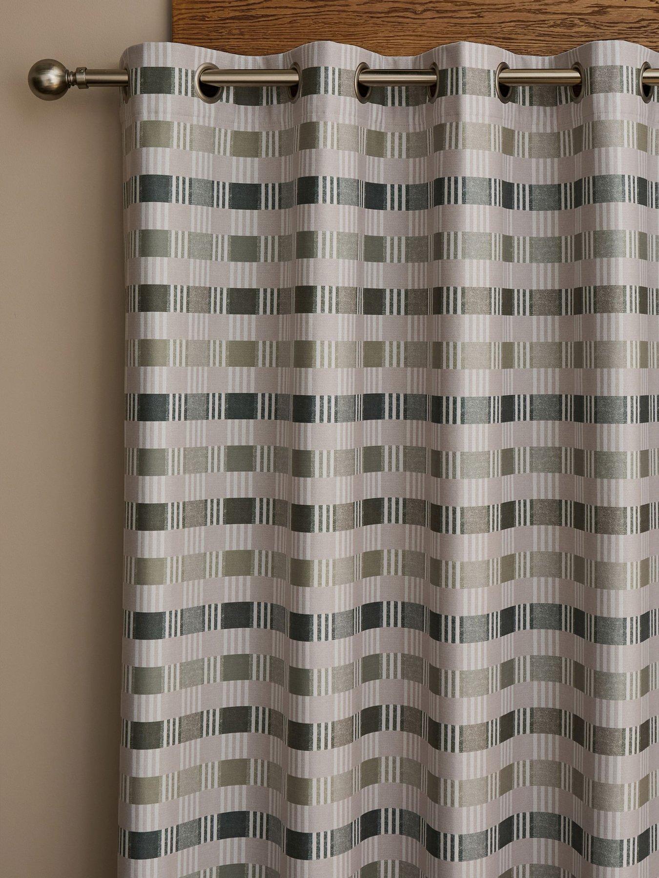 Catherine Lansfield Wilson Check Thermal Blackout Curtain