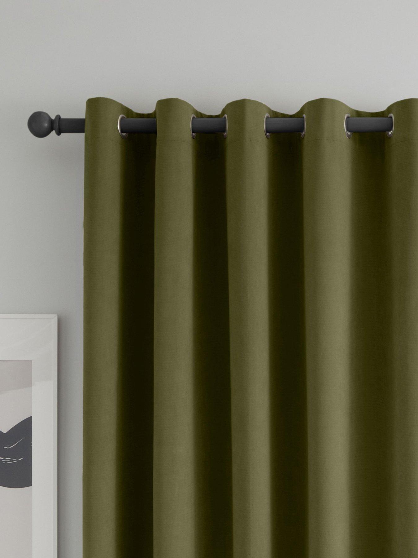undefined Wilson Velvet Thermal Blackout Eyelet Curtains
