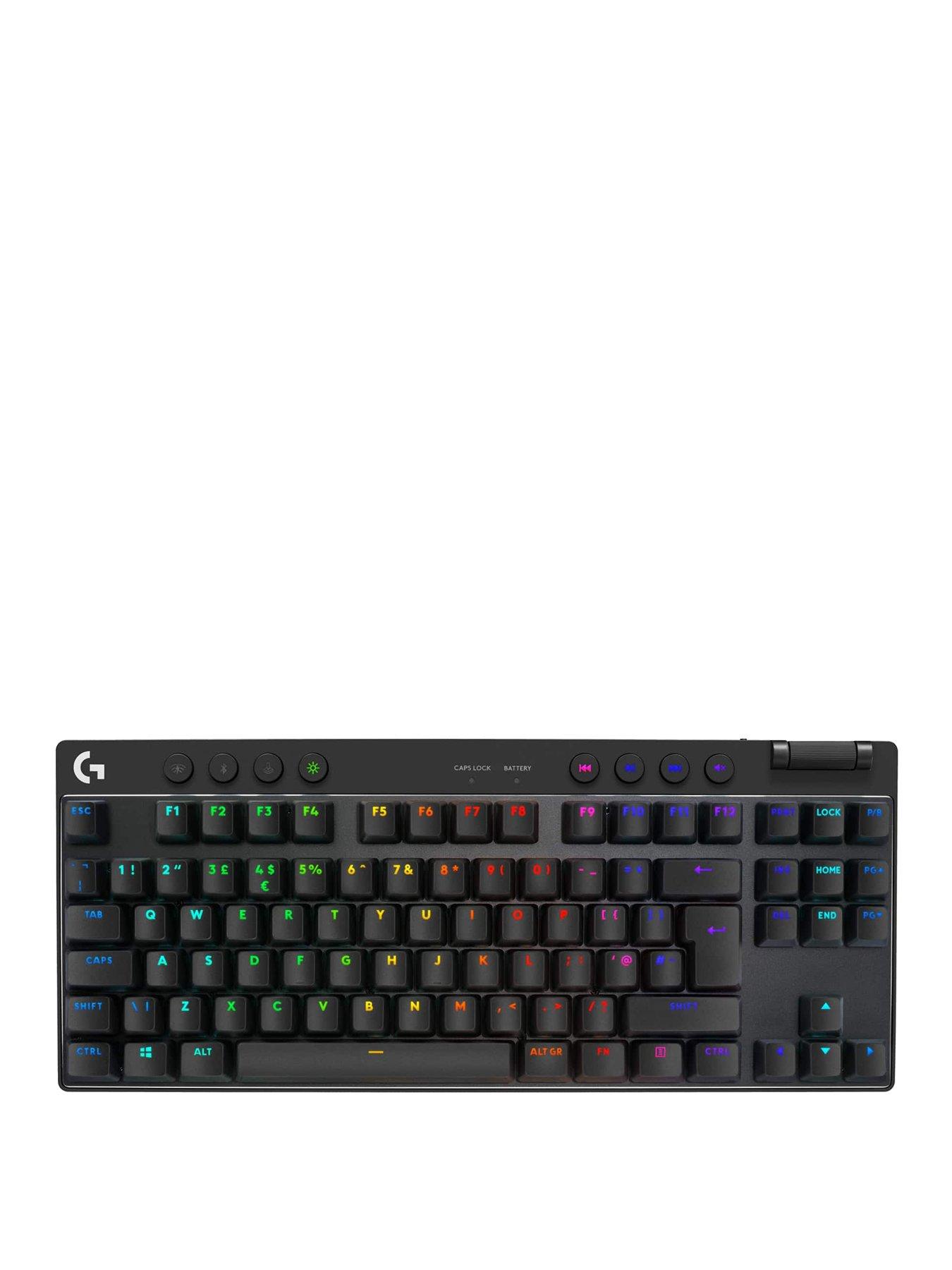 Image 1 of 7 of LogitechG G PRO X TKL LIGHTSPEED Wireless Gaming Keyboard - Black