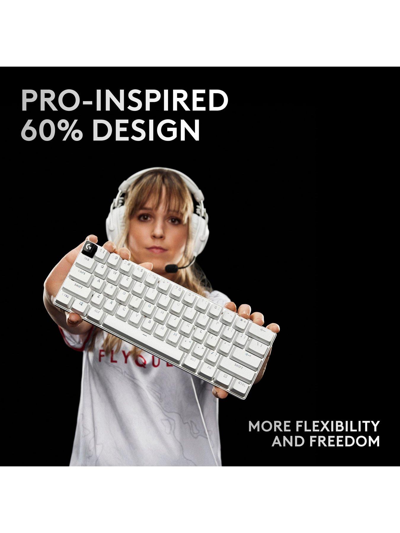 Image 6 of 7 of LogitechG G PRO X 60 Keyboard - White
