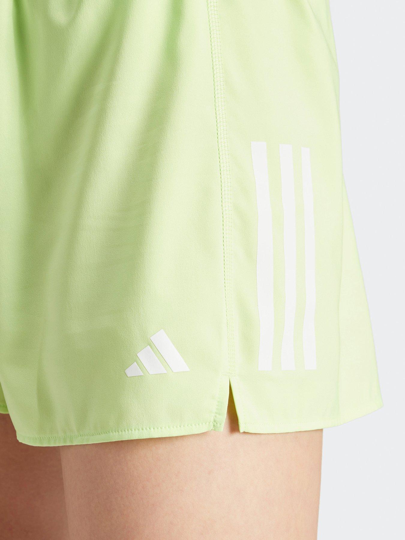 adidas-womens-own-the-run-shorts-greenoutfit