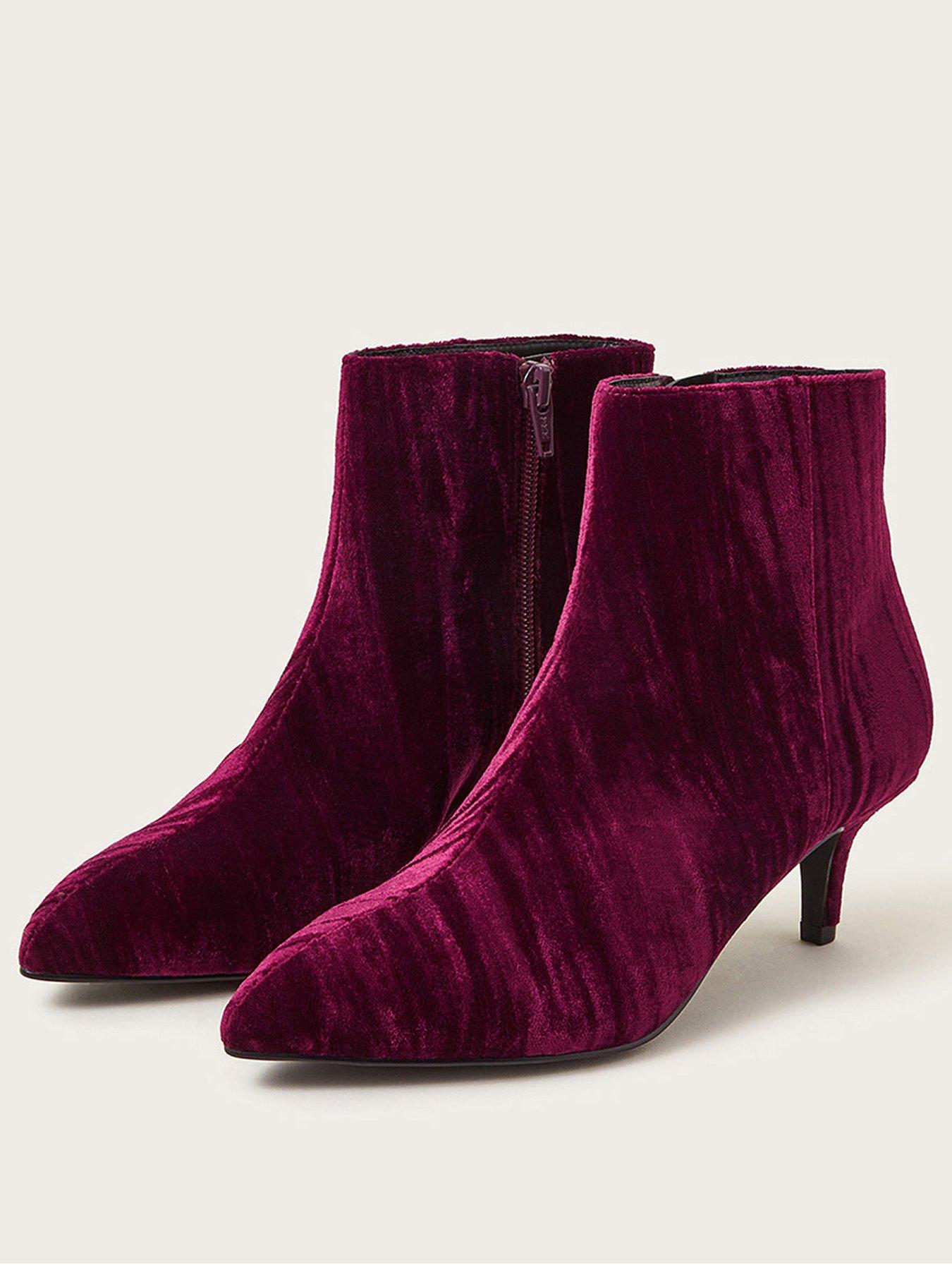 monsoon-mila-kitten-heel-boots-burgundystillFront