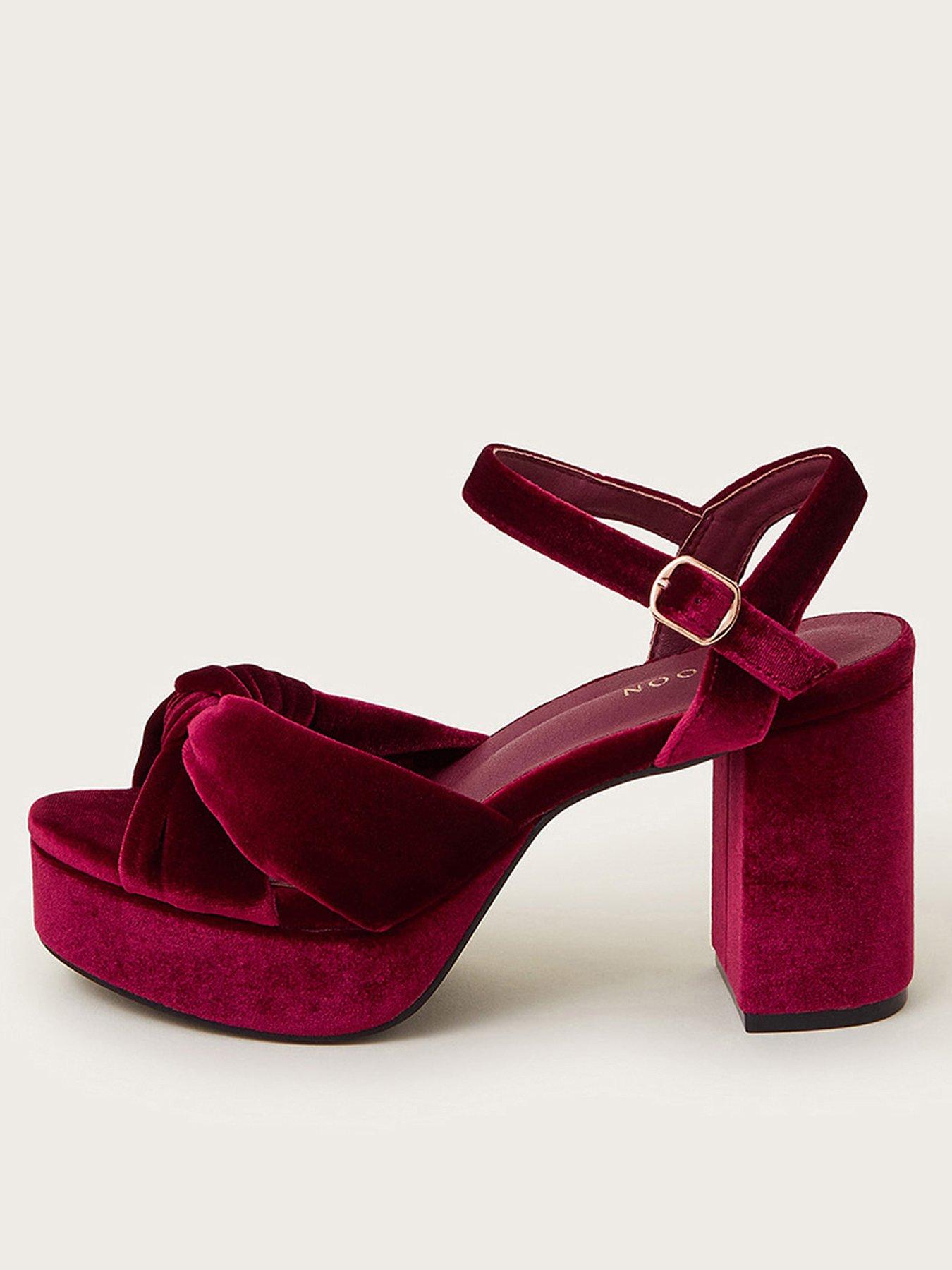 monsoon-nola-velvet-platform-red