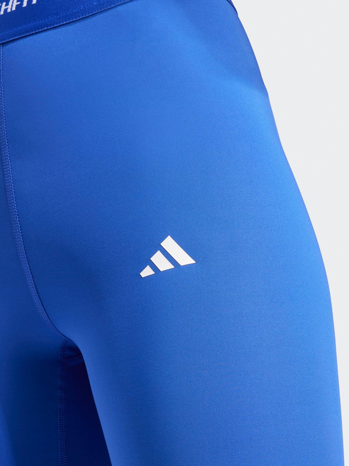 adidas-womens-training-tech-fit-78-tights-bluedetail