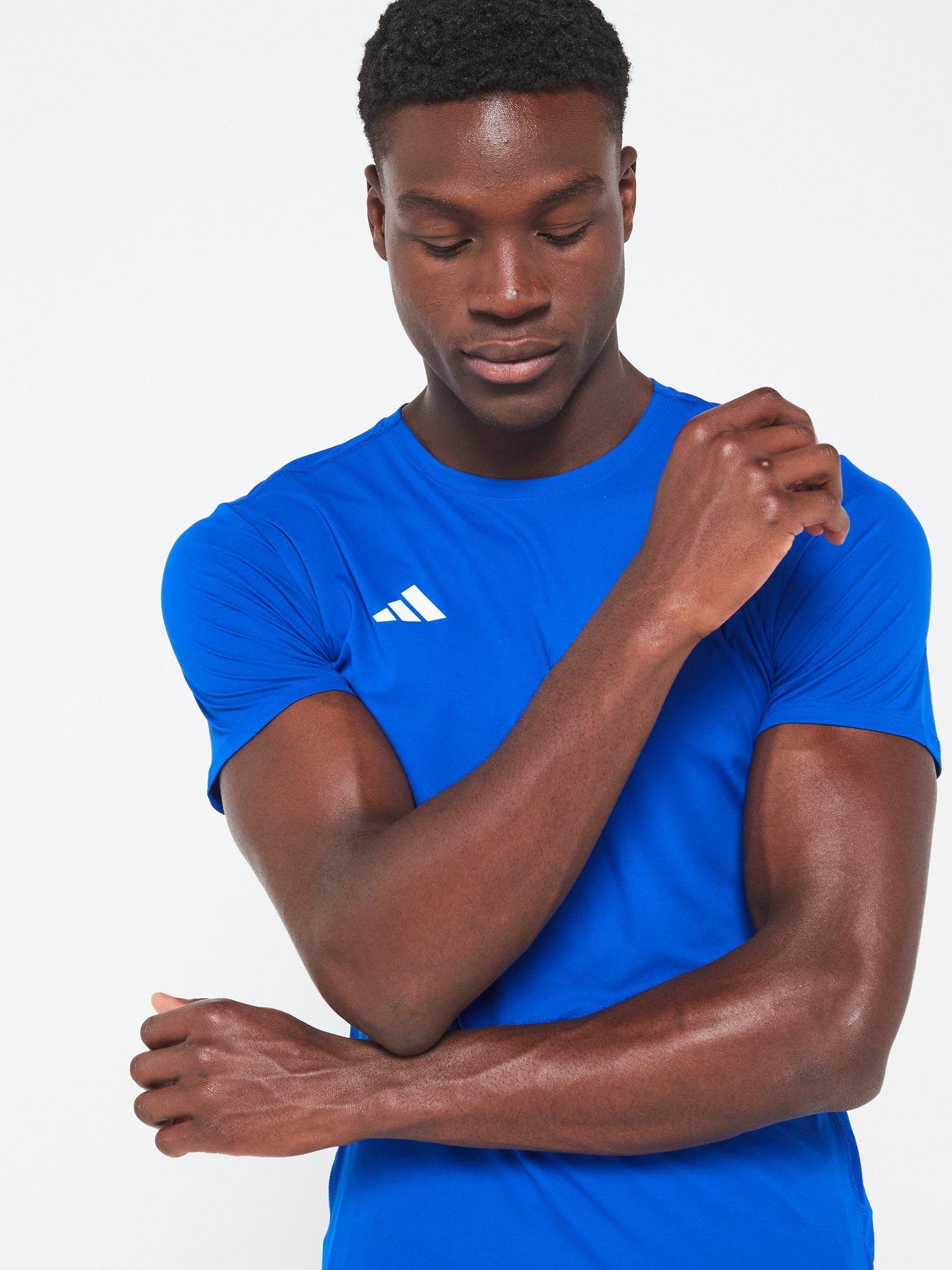 adidas-mens-running-adizero-t-shirt-blueoutfit