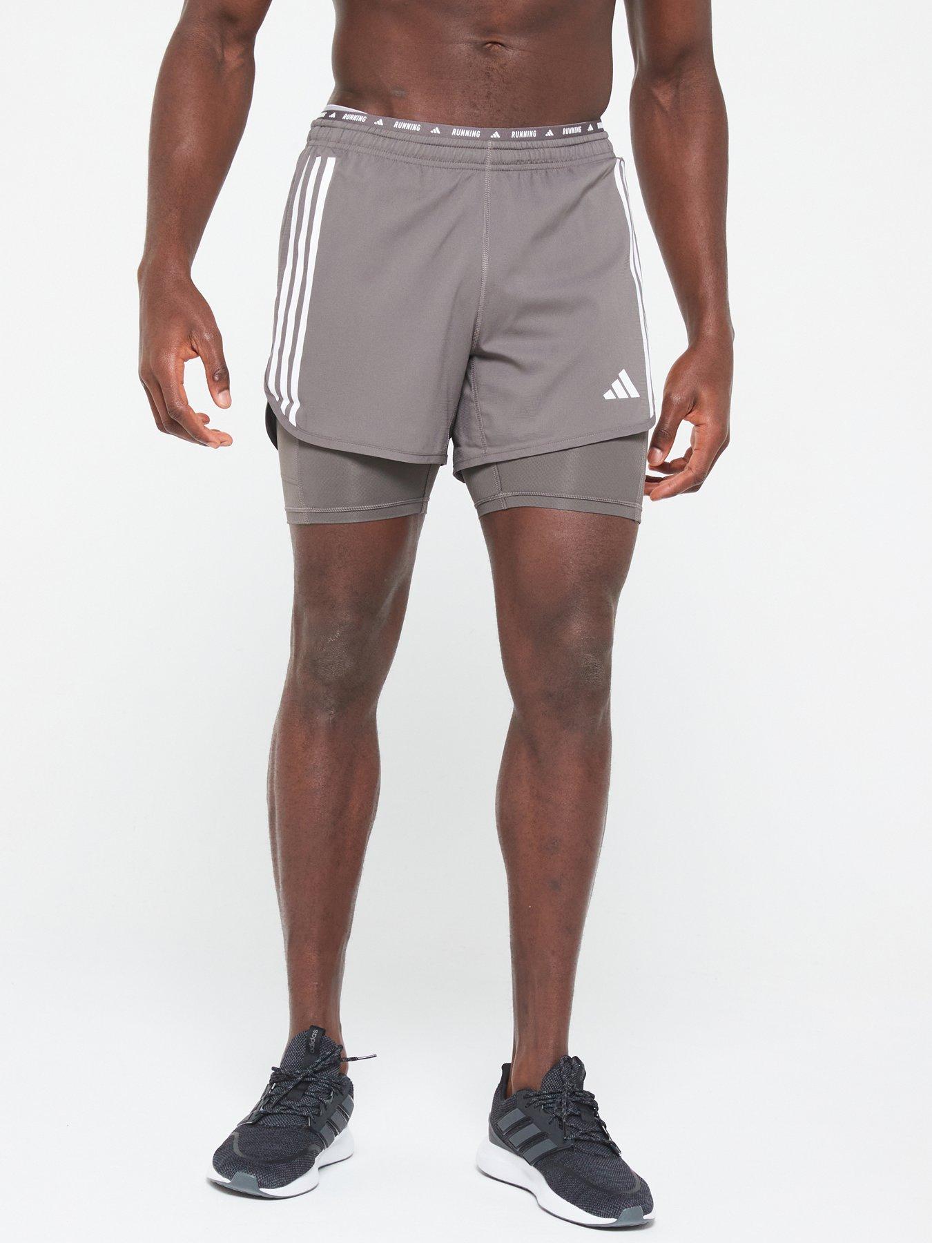 adidas-mens-own-the-run-3-stripes-2-in-1-shorts-grey