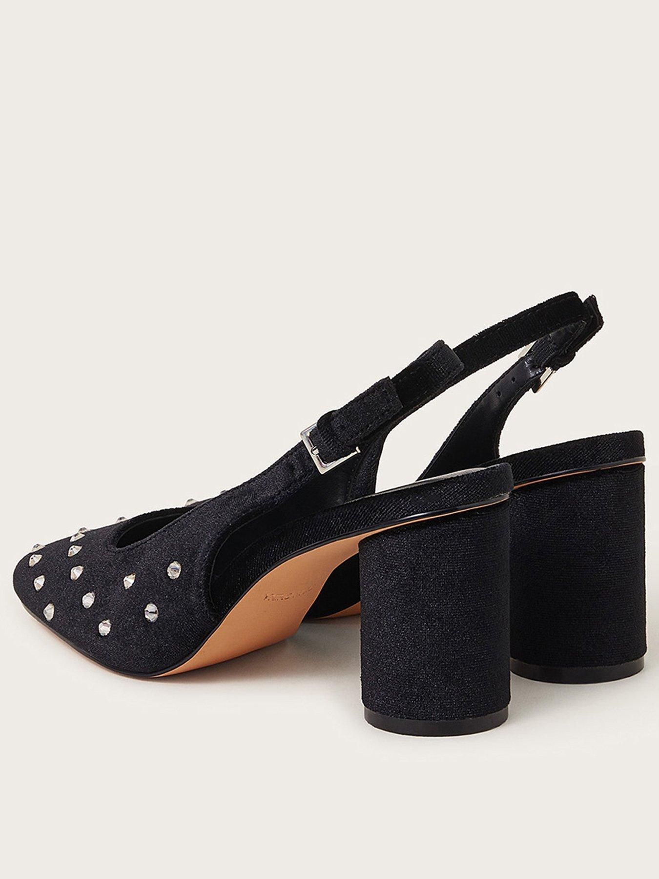 Image 3 of 3 of Monsoon Deliliah Hot Fix Heels - Black