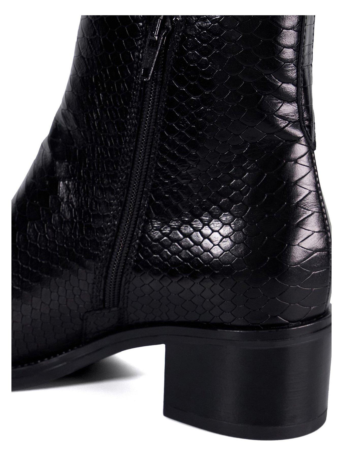 dune-london-pouring-textured-ankle-boot-blackdetail