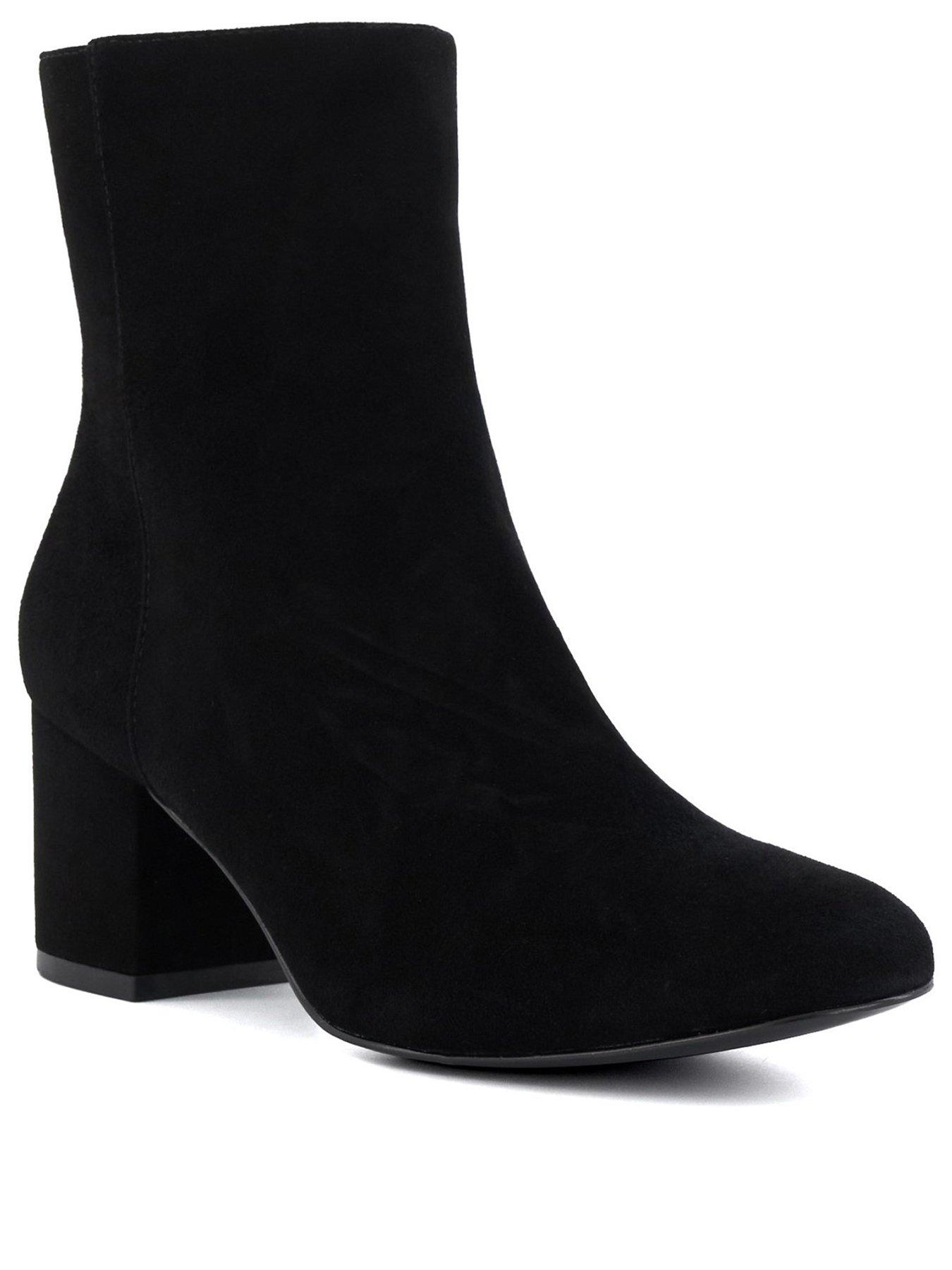 dune-london-ottack-suede-block-heeled-ankle-boots-blackstillFront