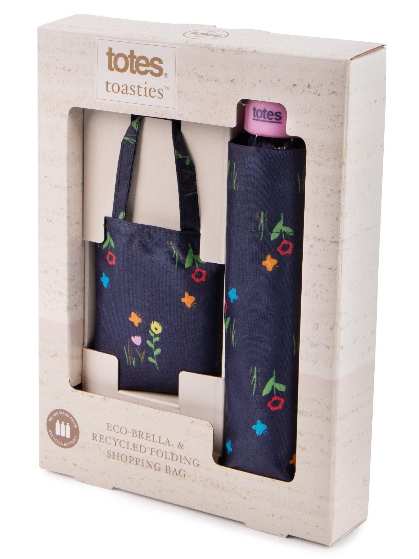 totes-totes-navy-flowers-umbrella-and-shopper-bag-gift-setstillFront