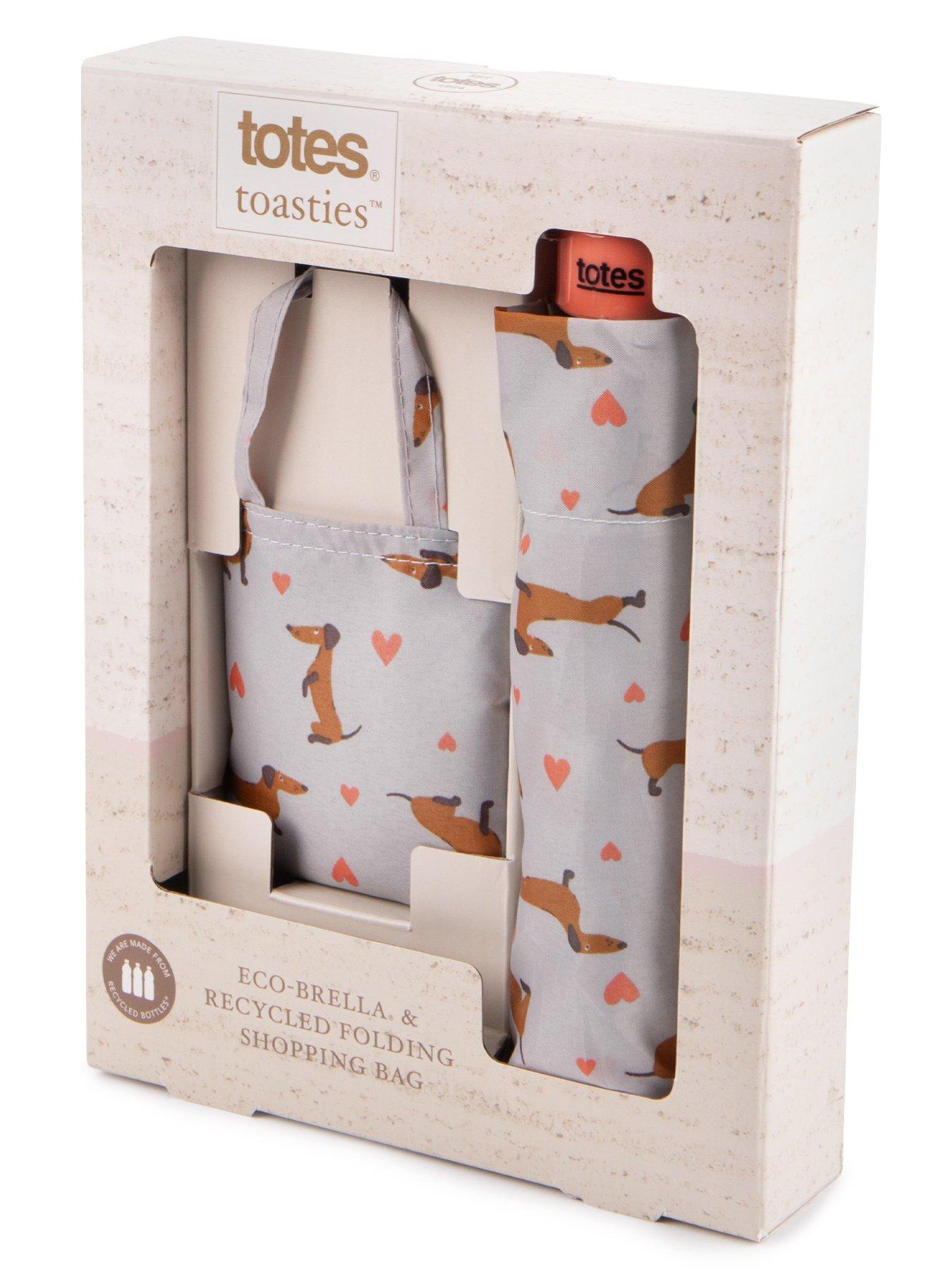 totes-totes-dachshund-hearts-umbrella-and-shopper-bag-gift-setstillFront