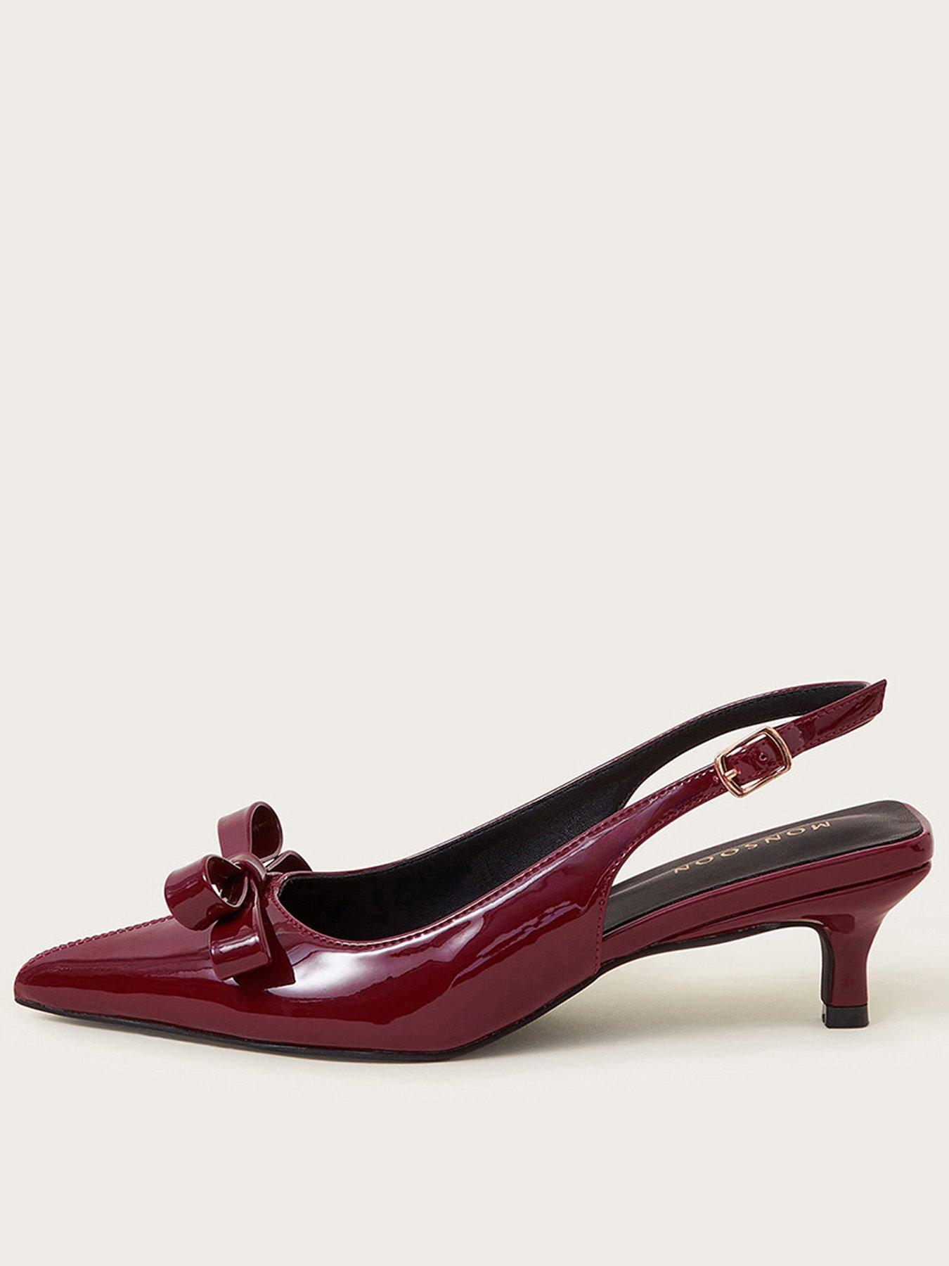 monsoon-mira-patent-sling-back-burgundy-red