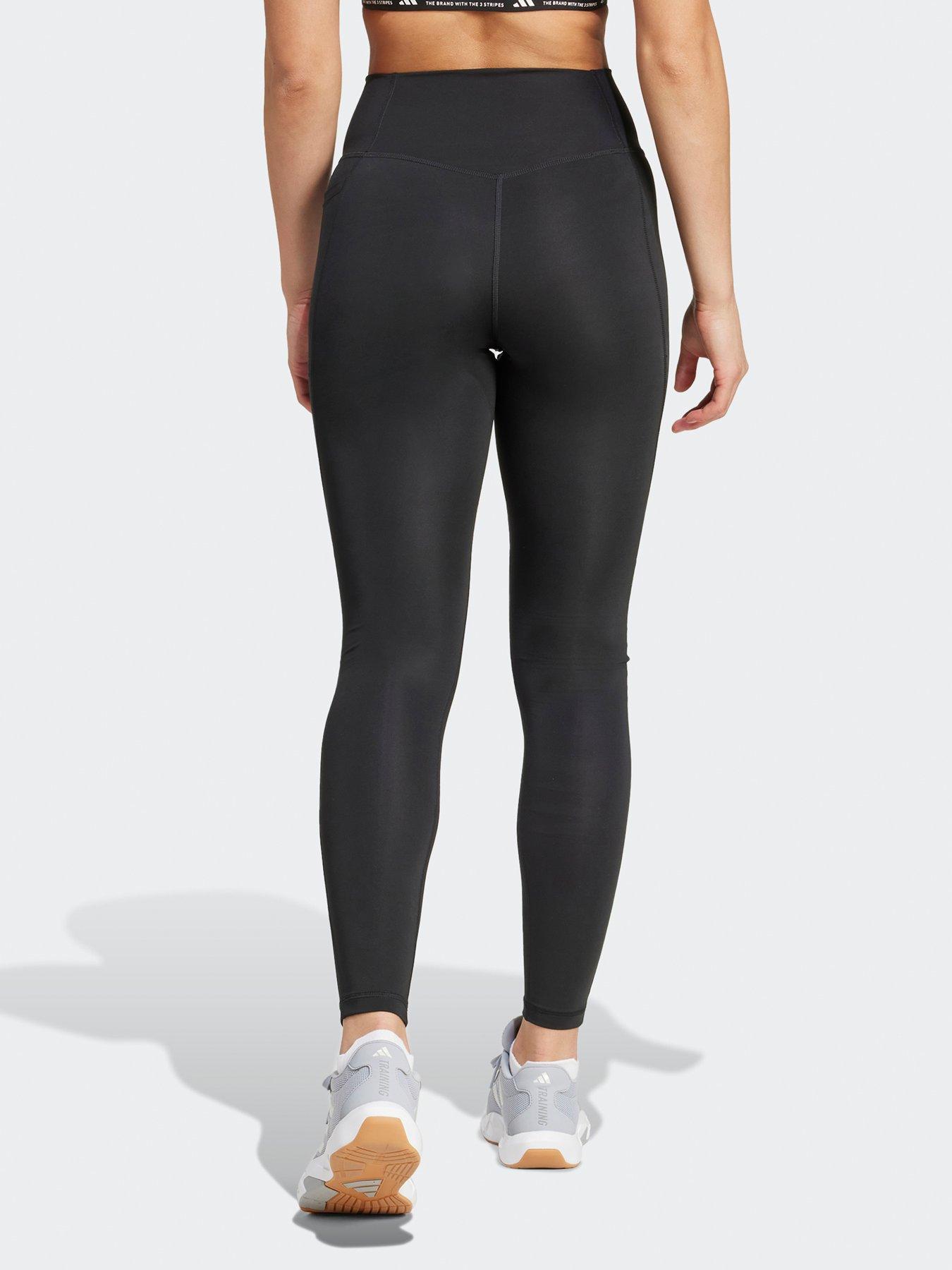 adidas-womens-training-optime-essentials-tights-blackstillFront