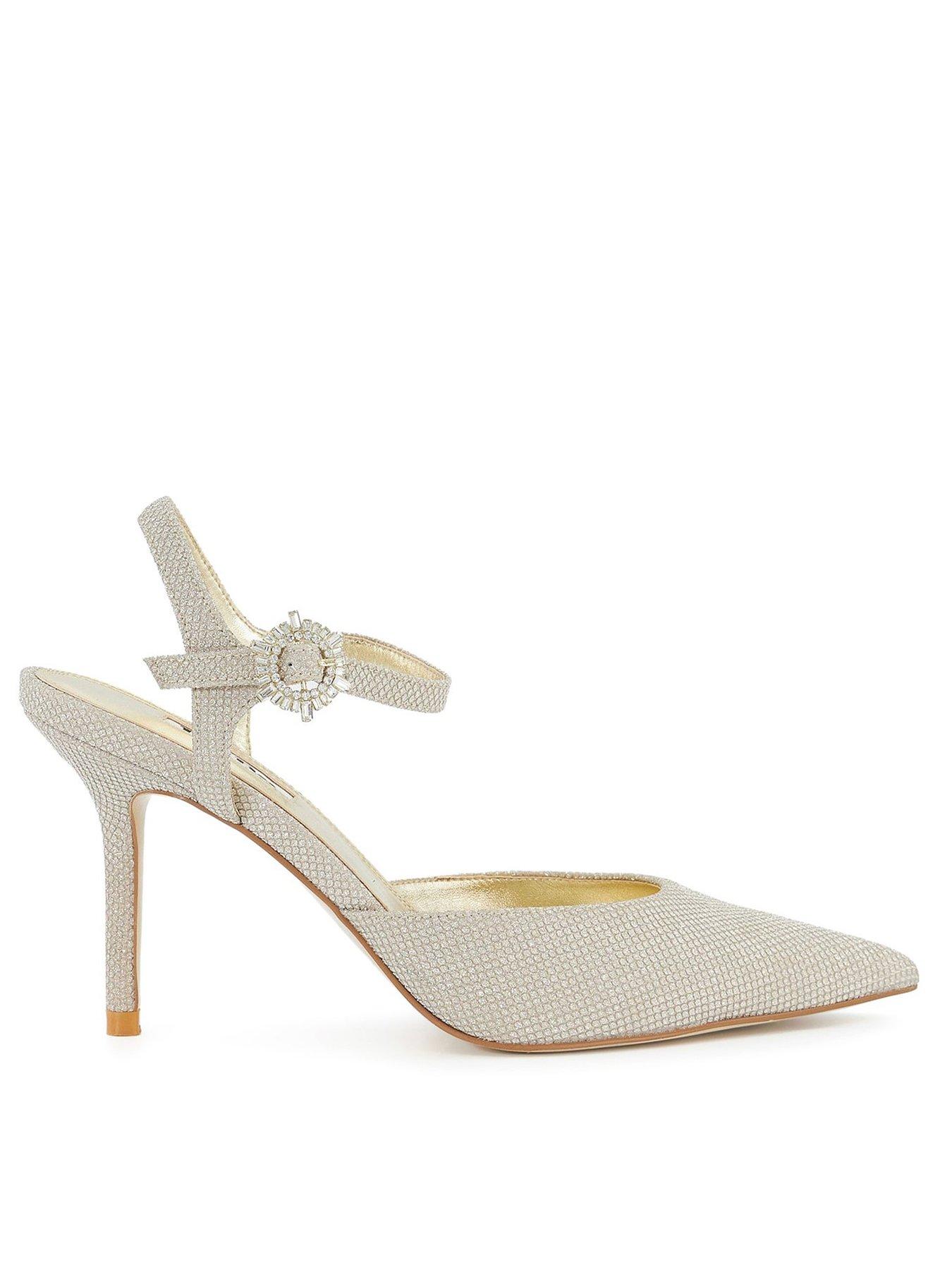 dune-london-channel-embellished-buckle-court-shoefront