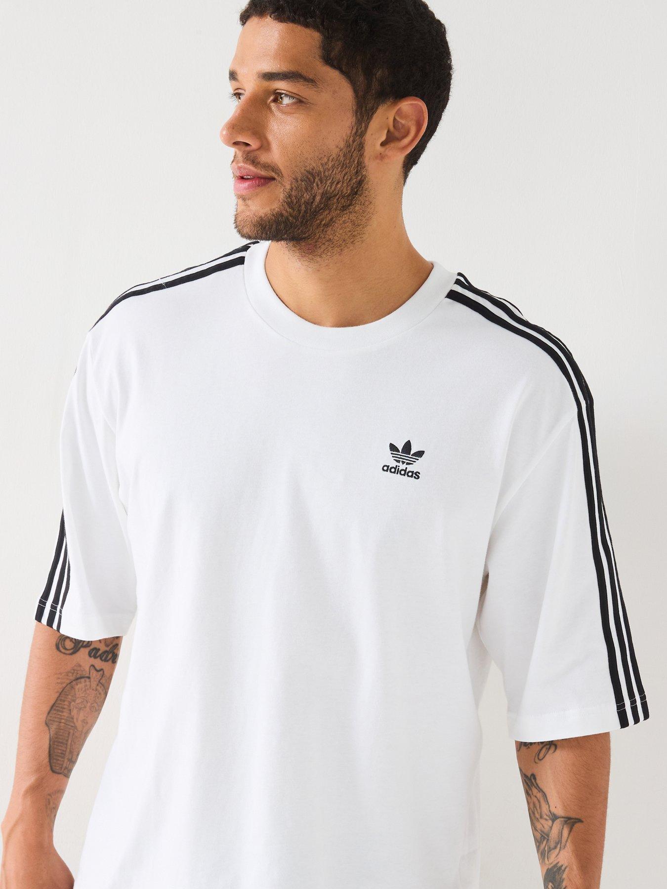 Image 1 of 5 of adidas Men's Oversized Essential T-Shirt - White