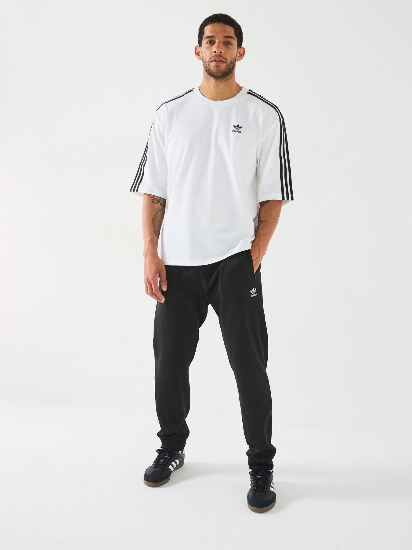 Image 3 of 5 of adidas Men's Oversized Essential T-Shirt - White