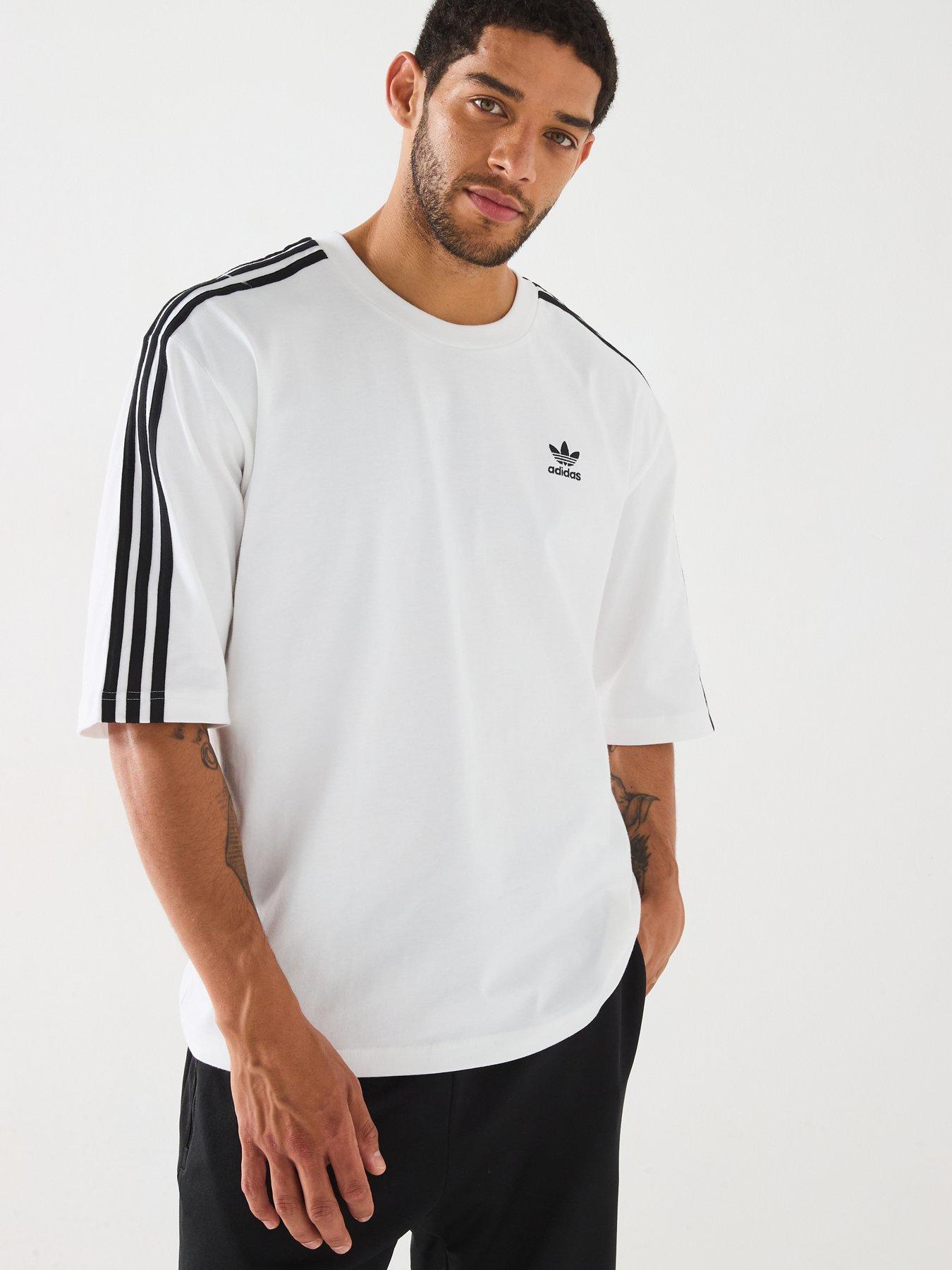 Image 5 of 5 of adidas Men's Oversized Essential T-Shirt - White