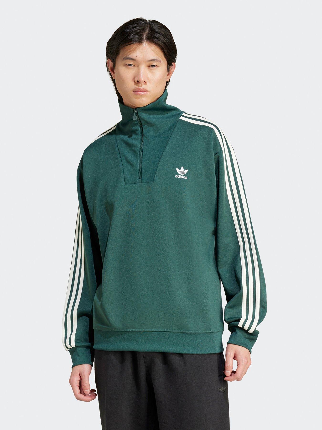 Men s Funnelneck Track Top Green