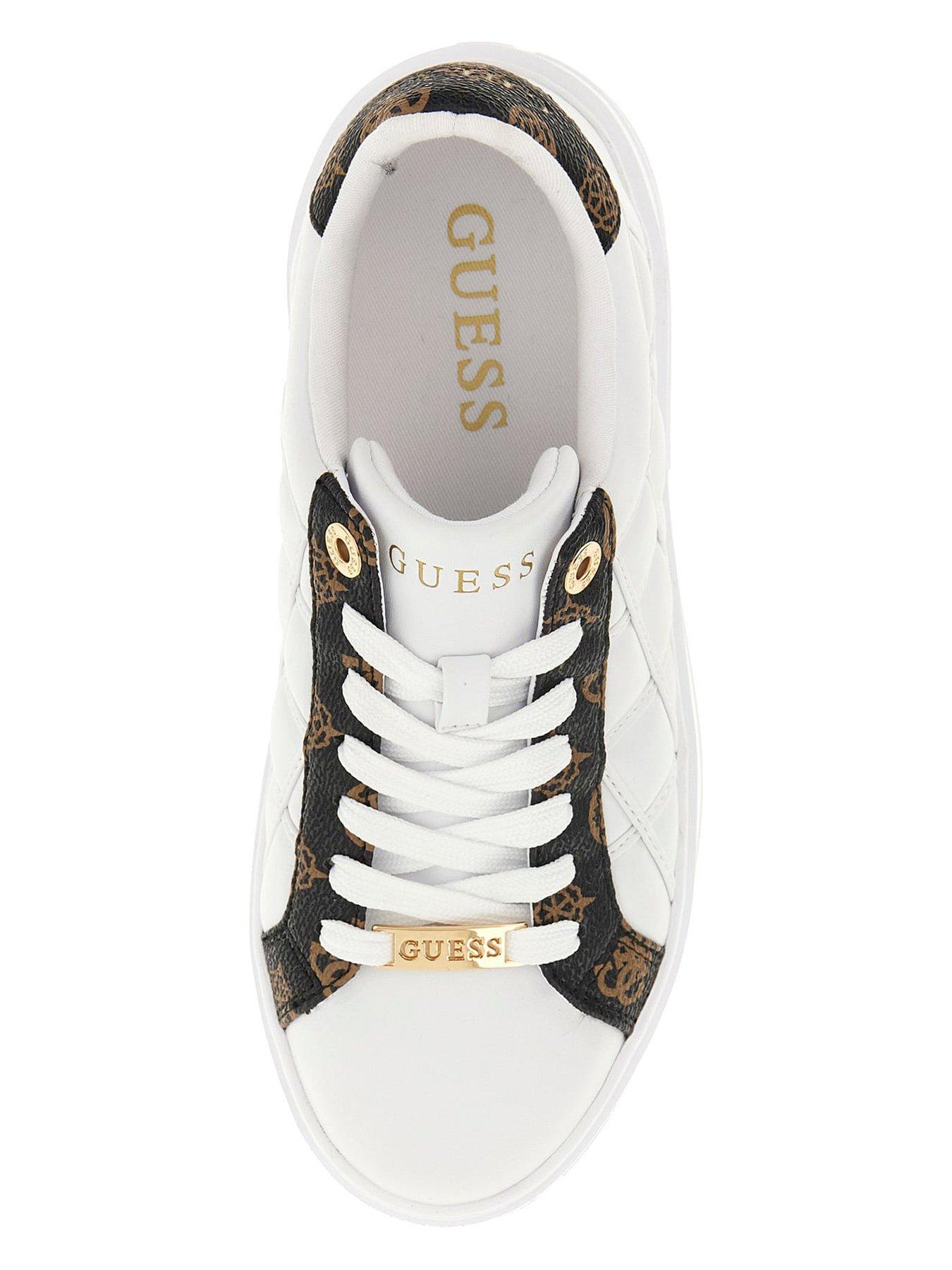 guess-dattice-quilted-trainer-whiteoutfit