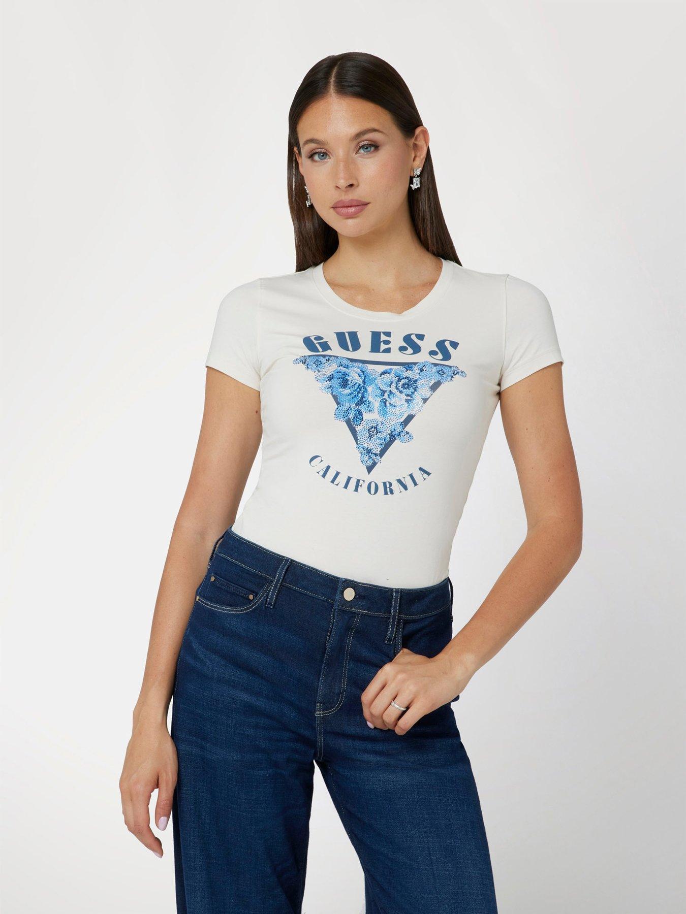 guess-short-sleeve-crew-neck-roses-triangle-tee-white