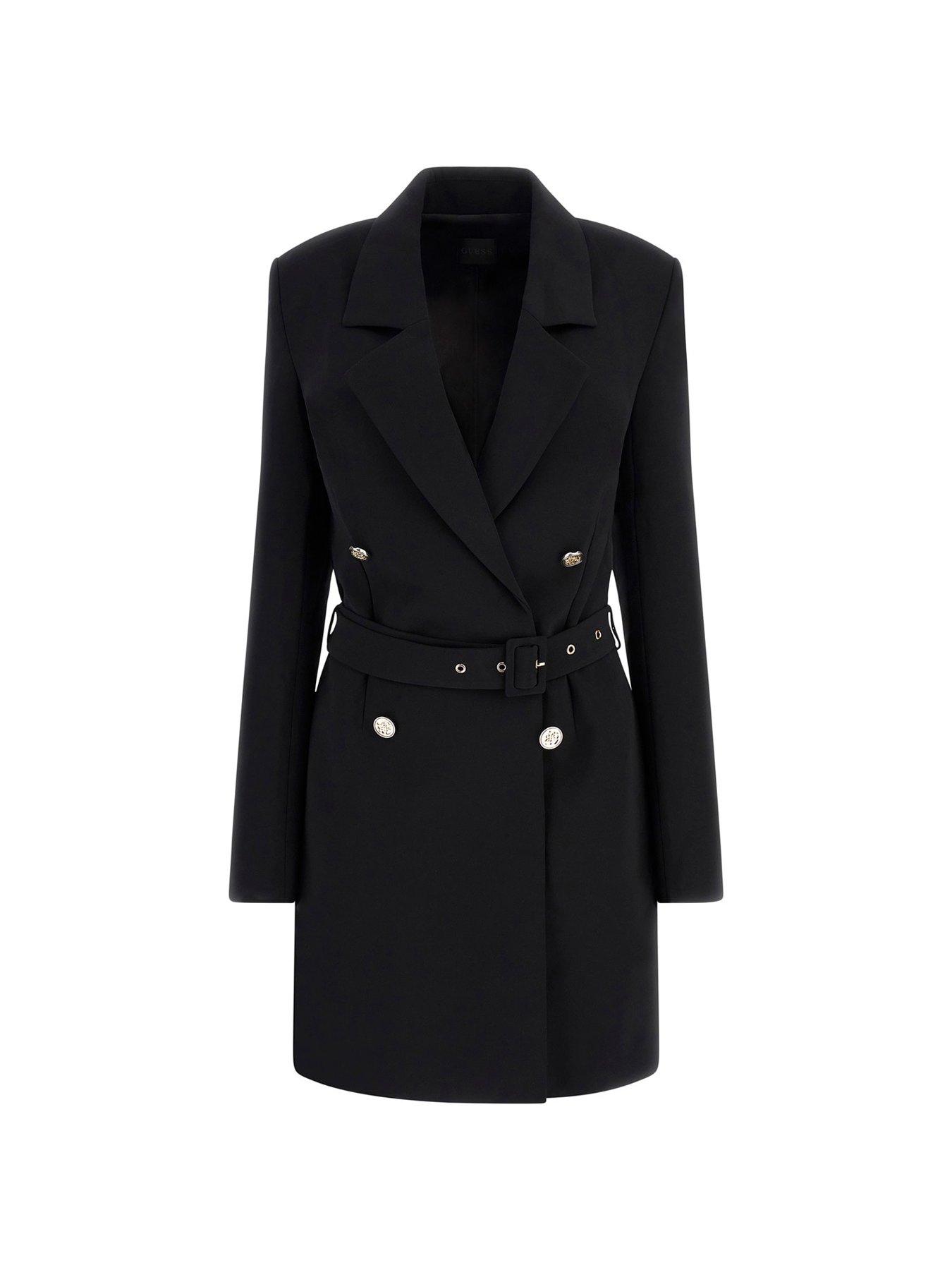 guess-leonie-blazer-belted-dress-blackdetail