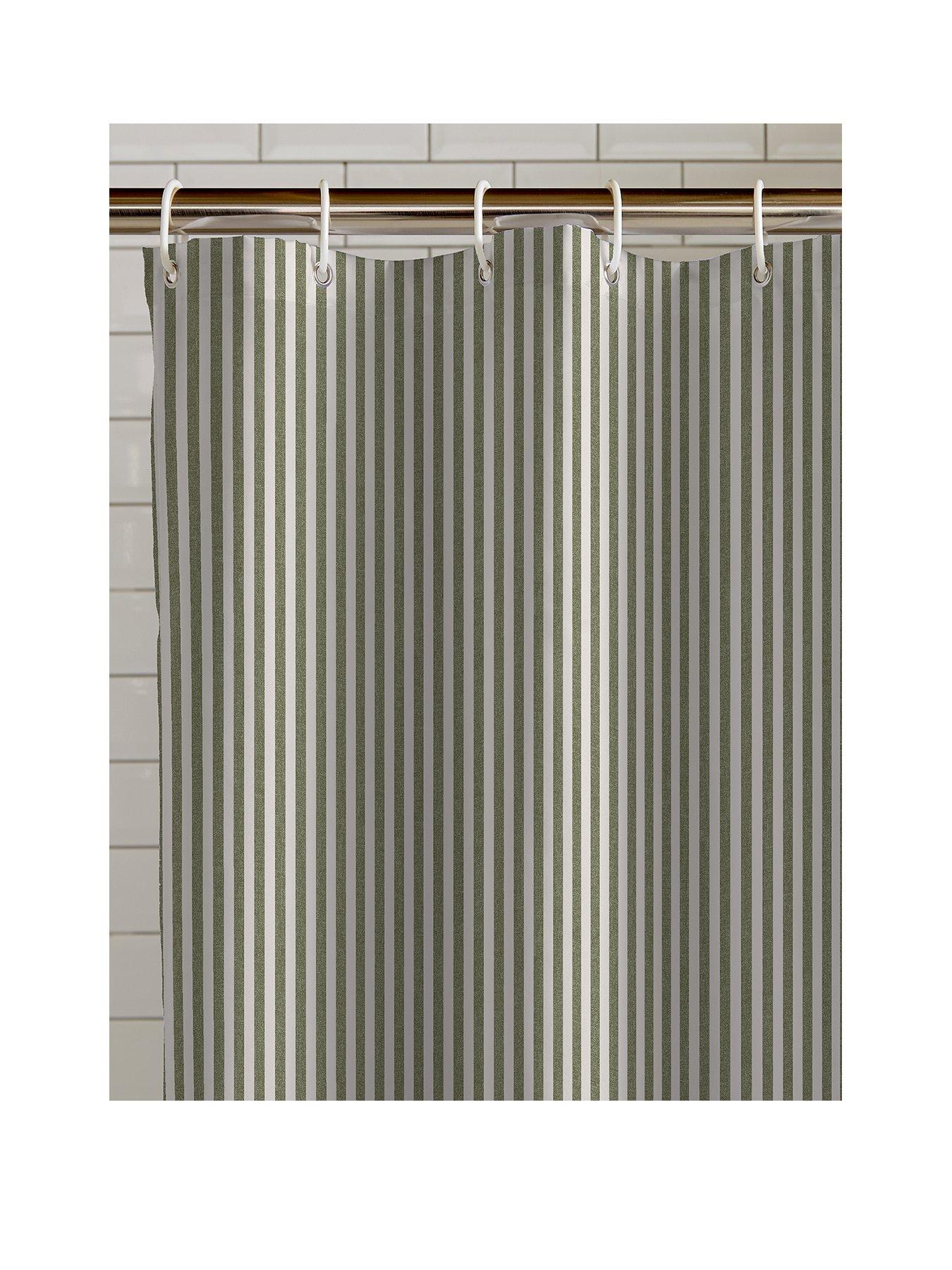 catherine-lansfield-timeless-stripe-shower-curtain