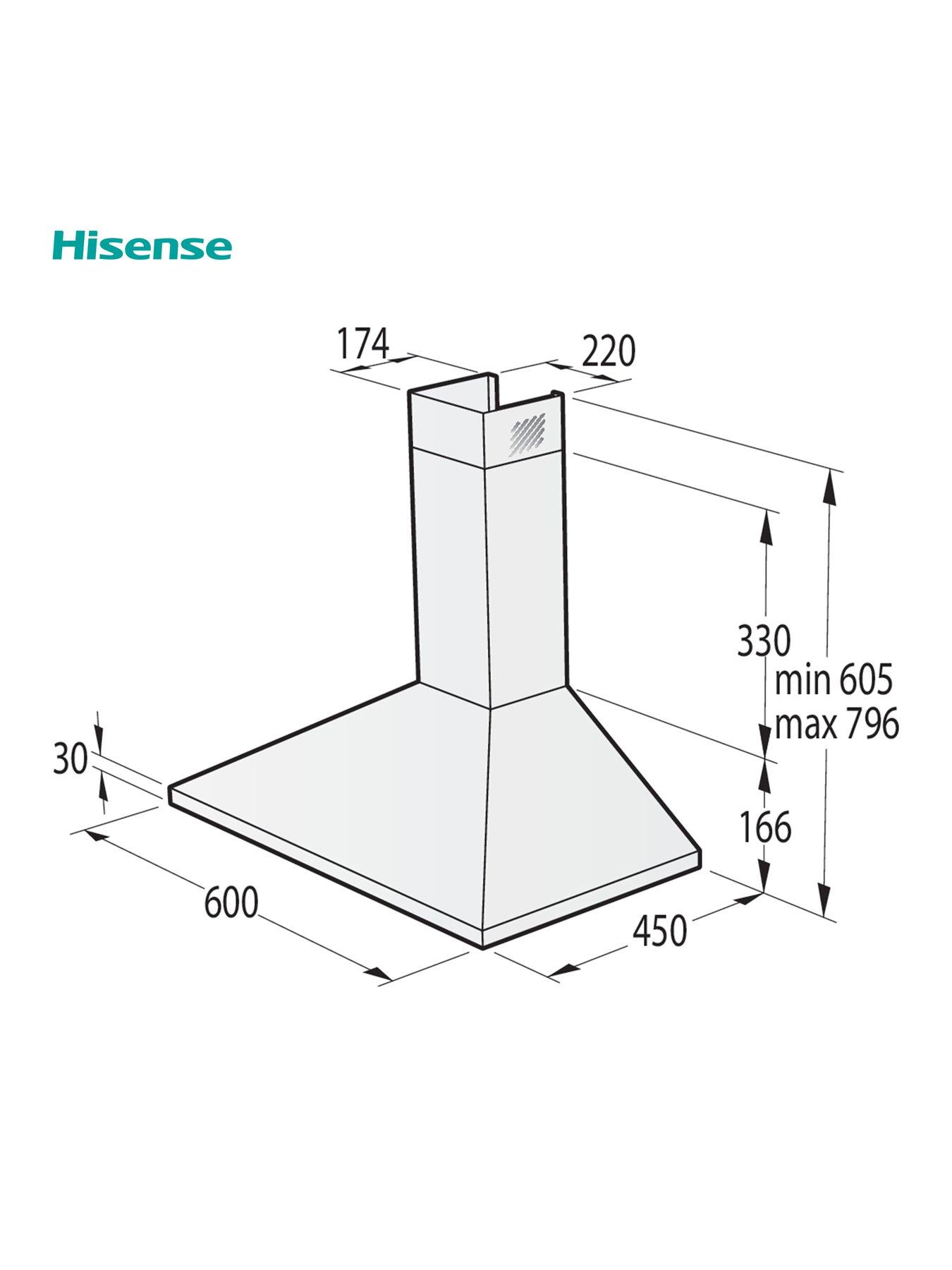 hisense-hisense-ch6c4bxuk-60cm-chimney-cooker-hood-stainless-steeldetail