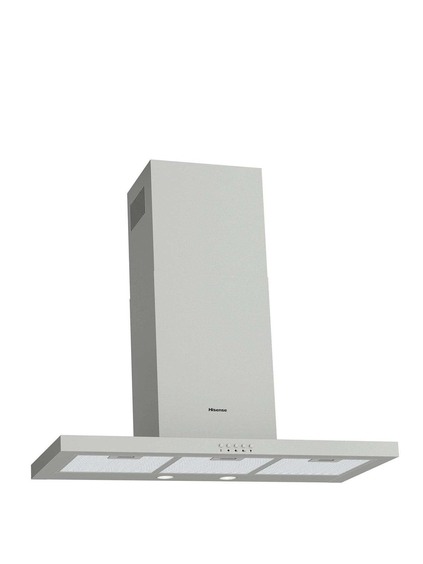 undefined Hisense CH9T4BXUK 90cm T-Shape Cooker Hood - Stainless Steel