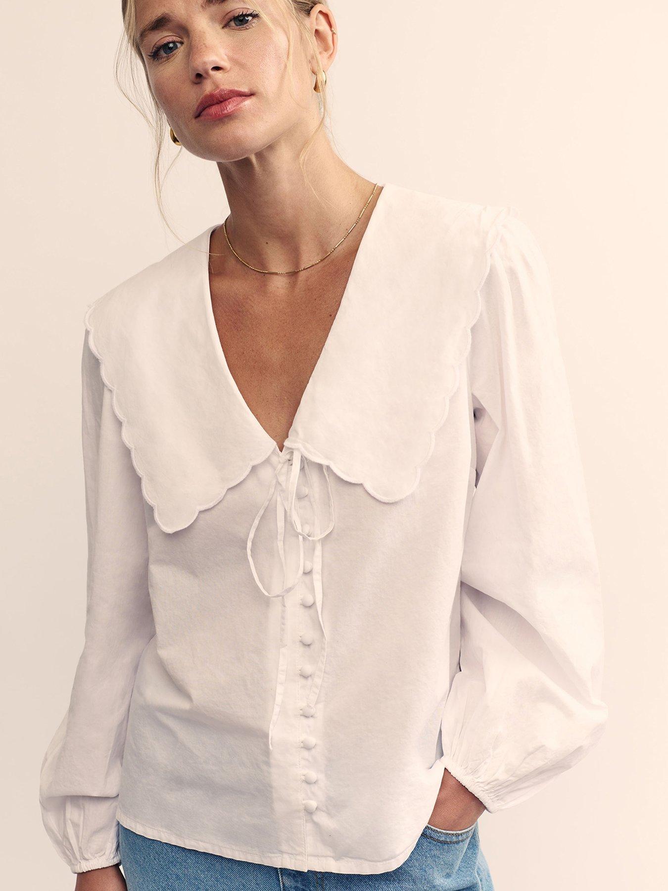 nobodys-child-collar-detail-long-sleeve-blouse-whiteoutfit