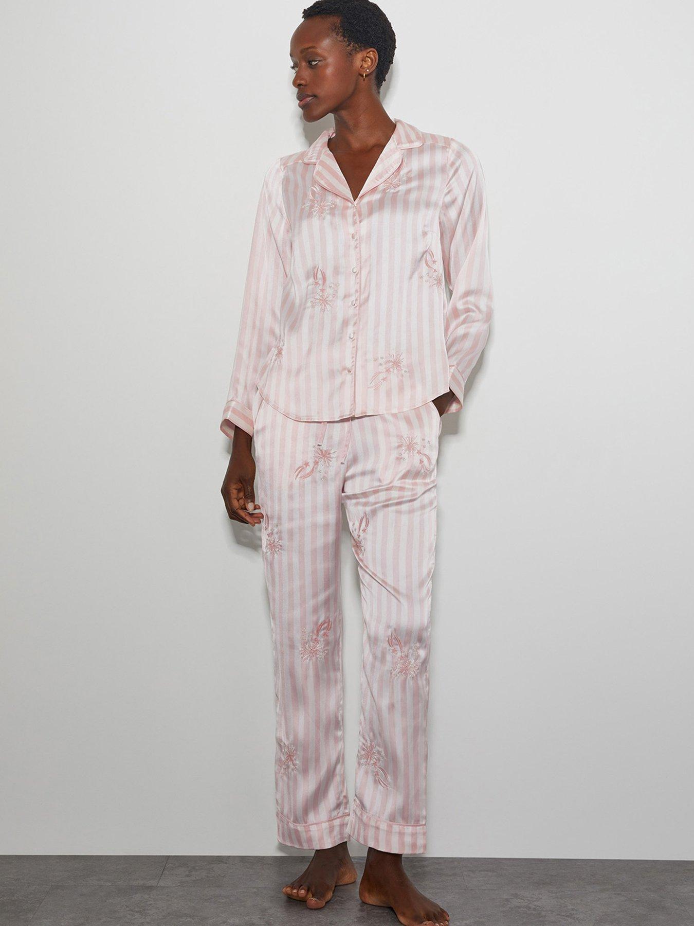 monsoon-molly-embroidered-stripe-pyjama-set-pink