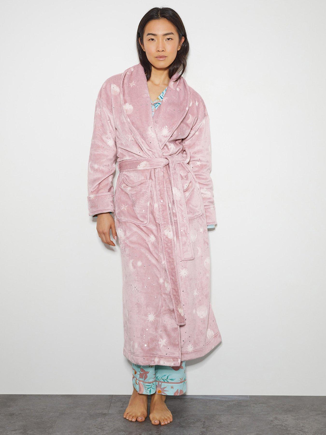 monsoon-sammi-star-print-robe-pink