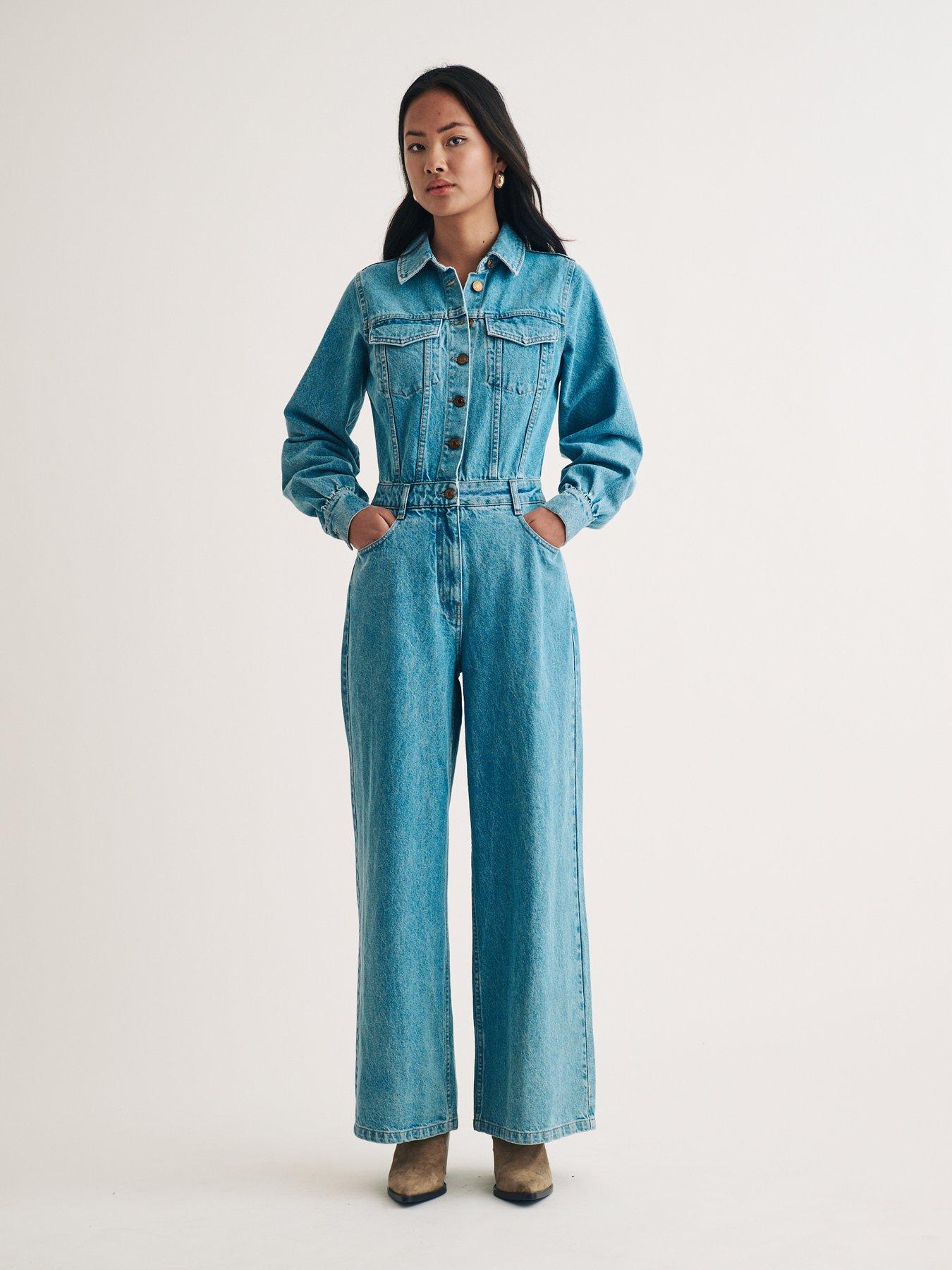 nobodys-child-denim-long-sleeve-jumpsuit-blue