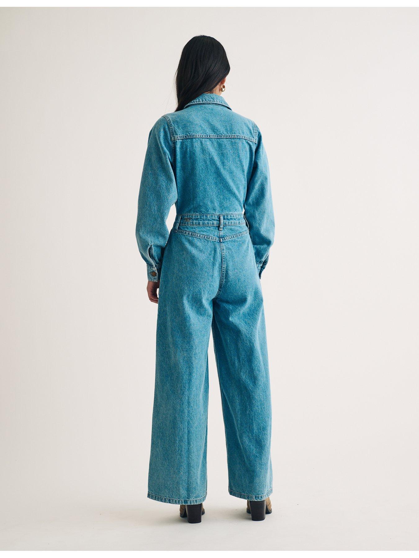 nobodys-child-denim-long-sleeve-jumpsuit-bluestillFront