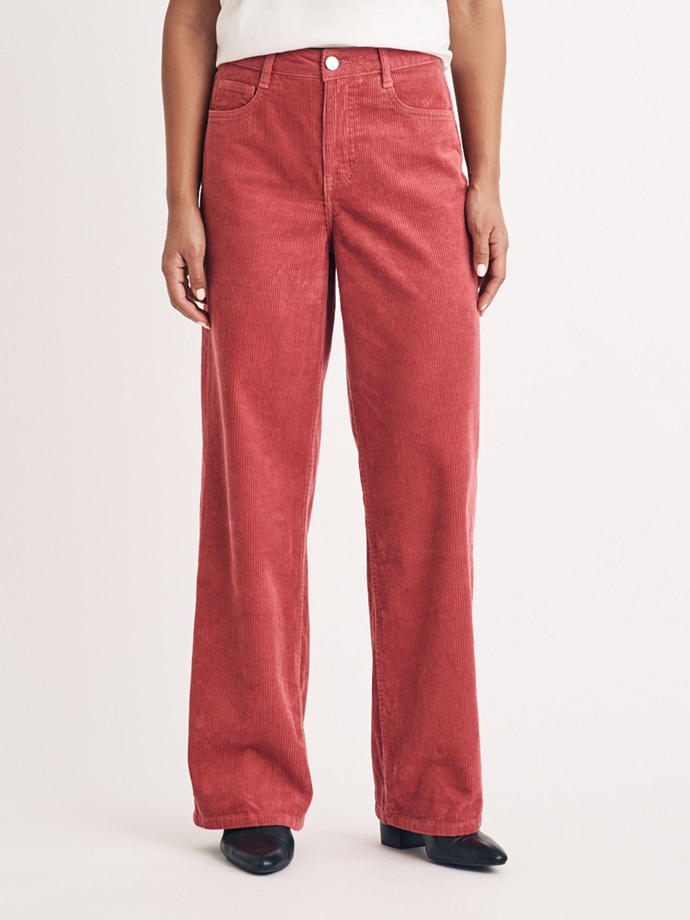 Nobodys Child Wide Leg Cord Trousers - Pink