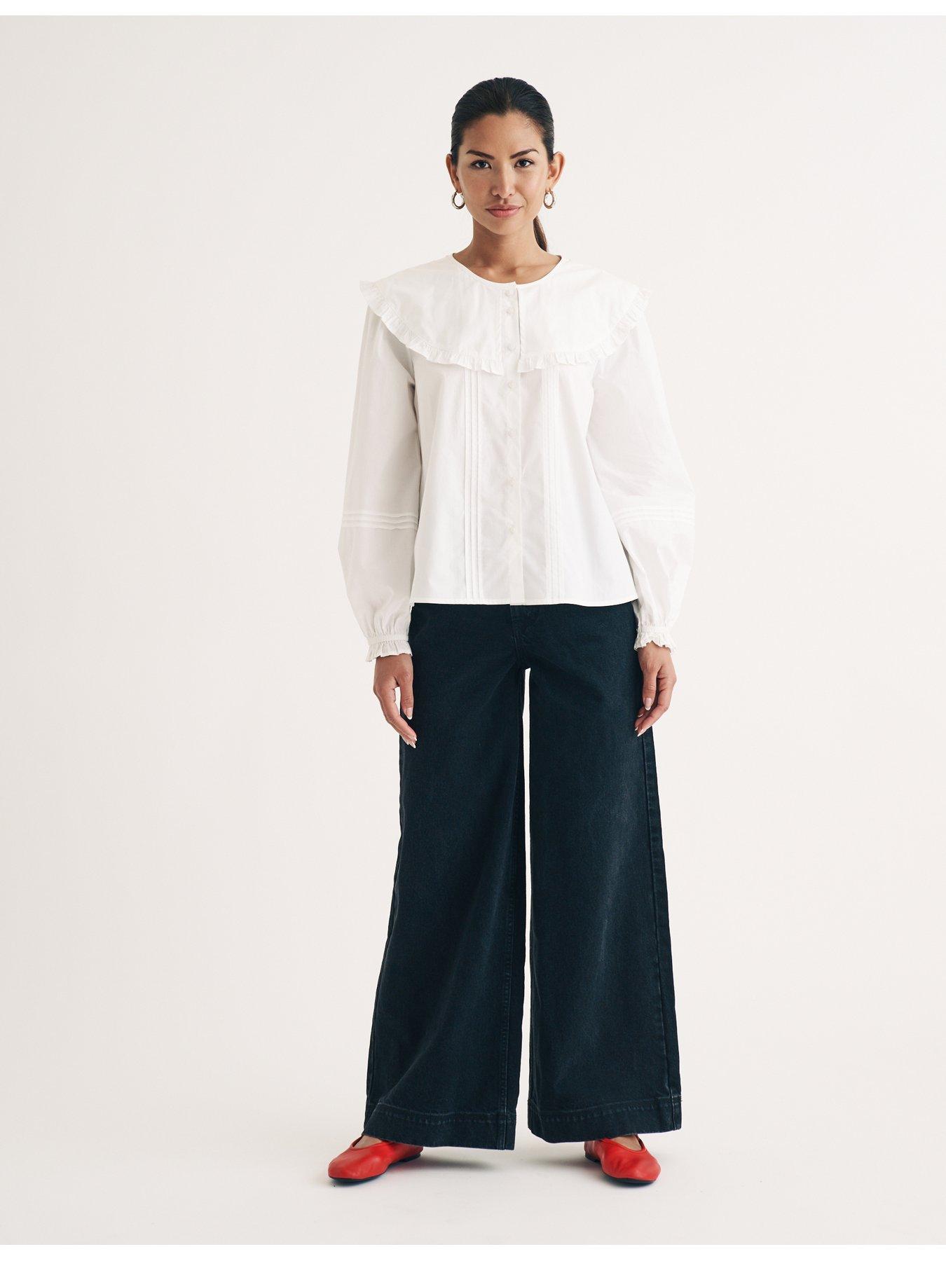 nobodys-child-oversized-collar-balloon-sleeve-blouse-whiteback